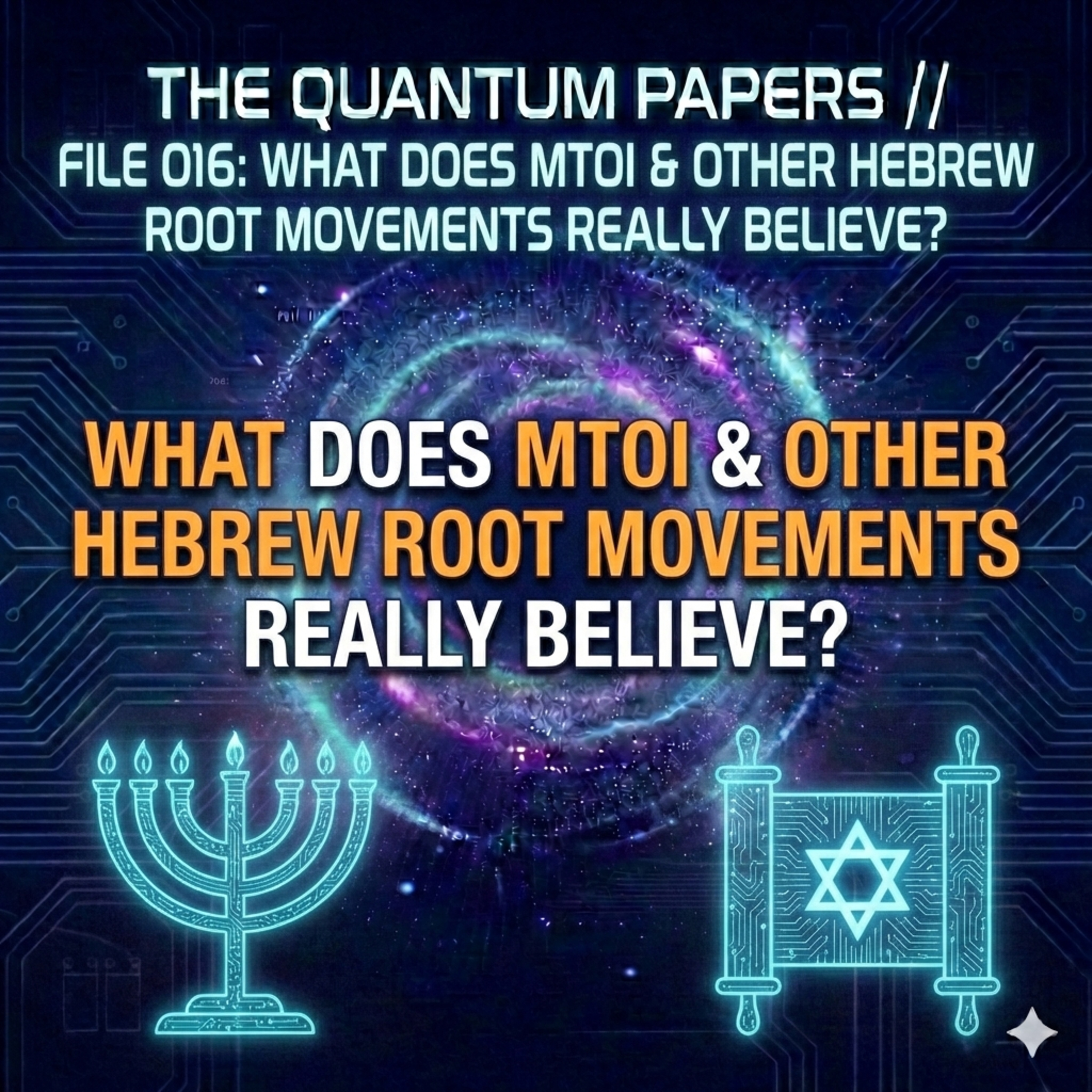 THE QUANTUM PAPERS FILE 016: What Does MTOI & Other Hebrew Root Movements Really Believe? episode artwork