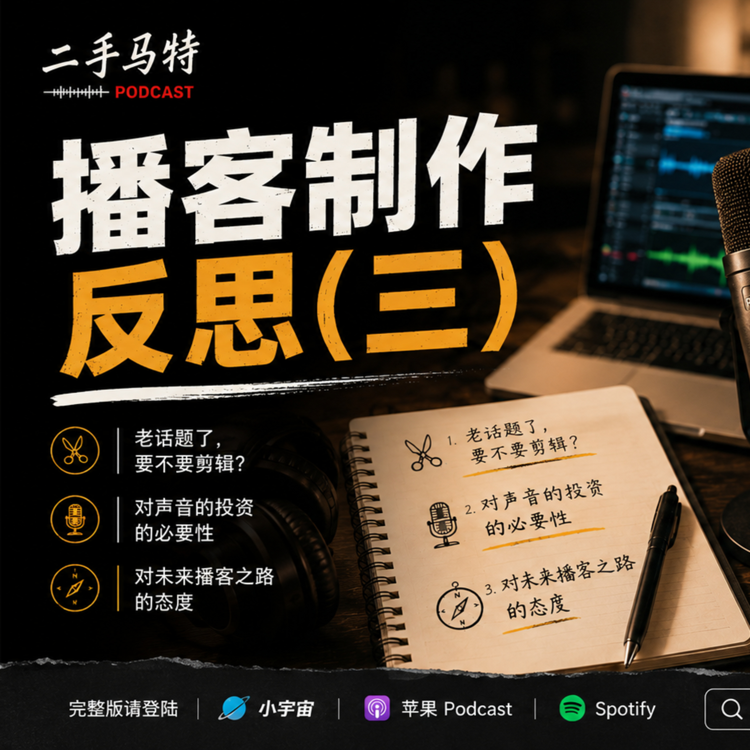 E44 - 播客制作反思（三） episode artwork