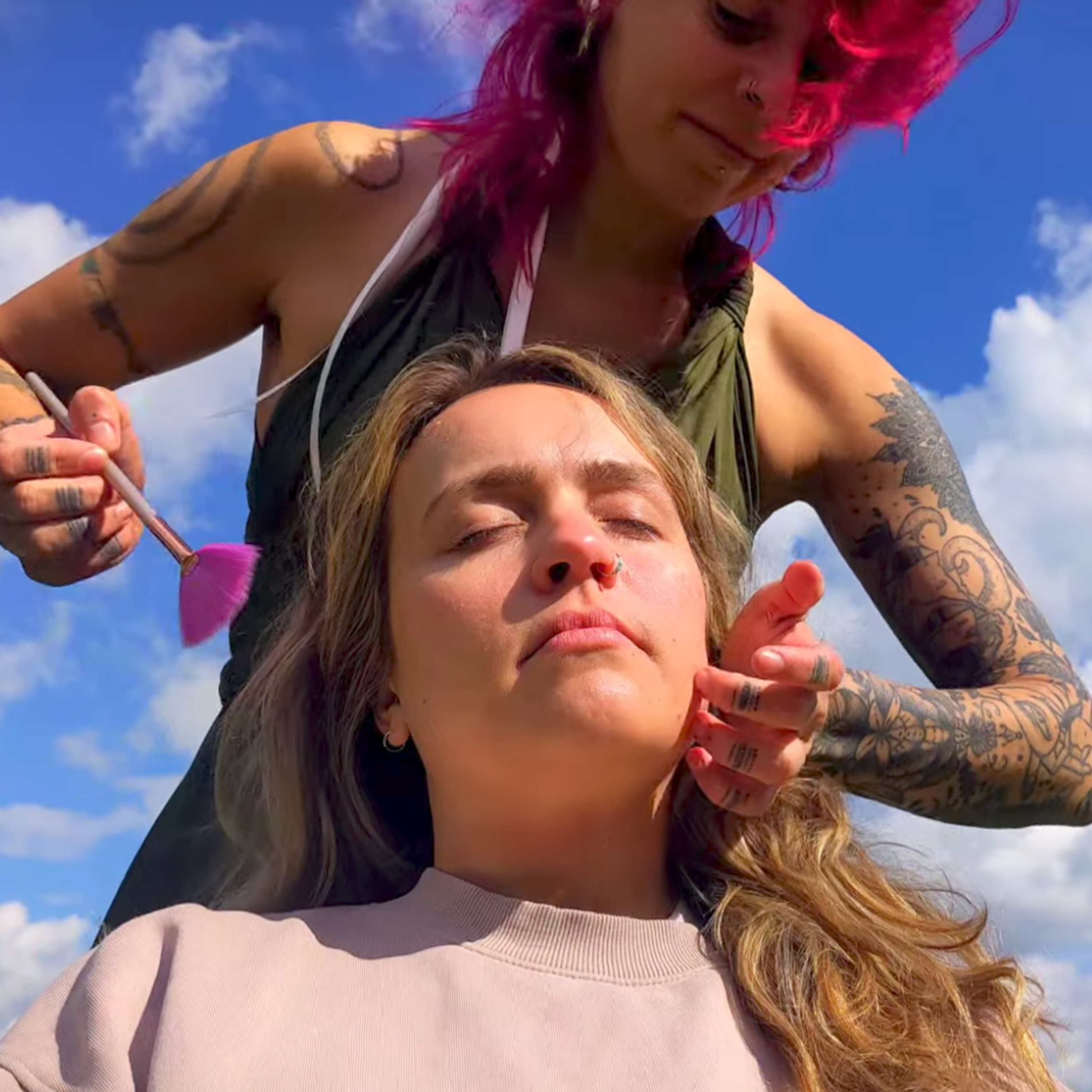 Relaxing face tracing ASMR in the country air episode artwork