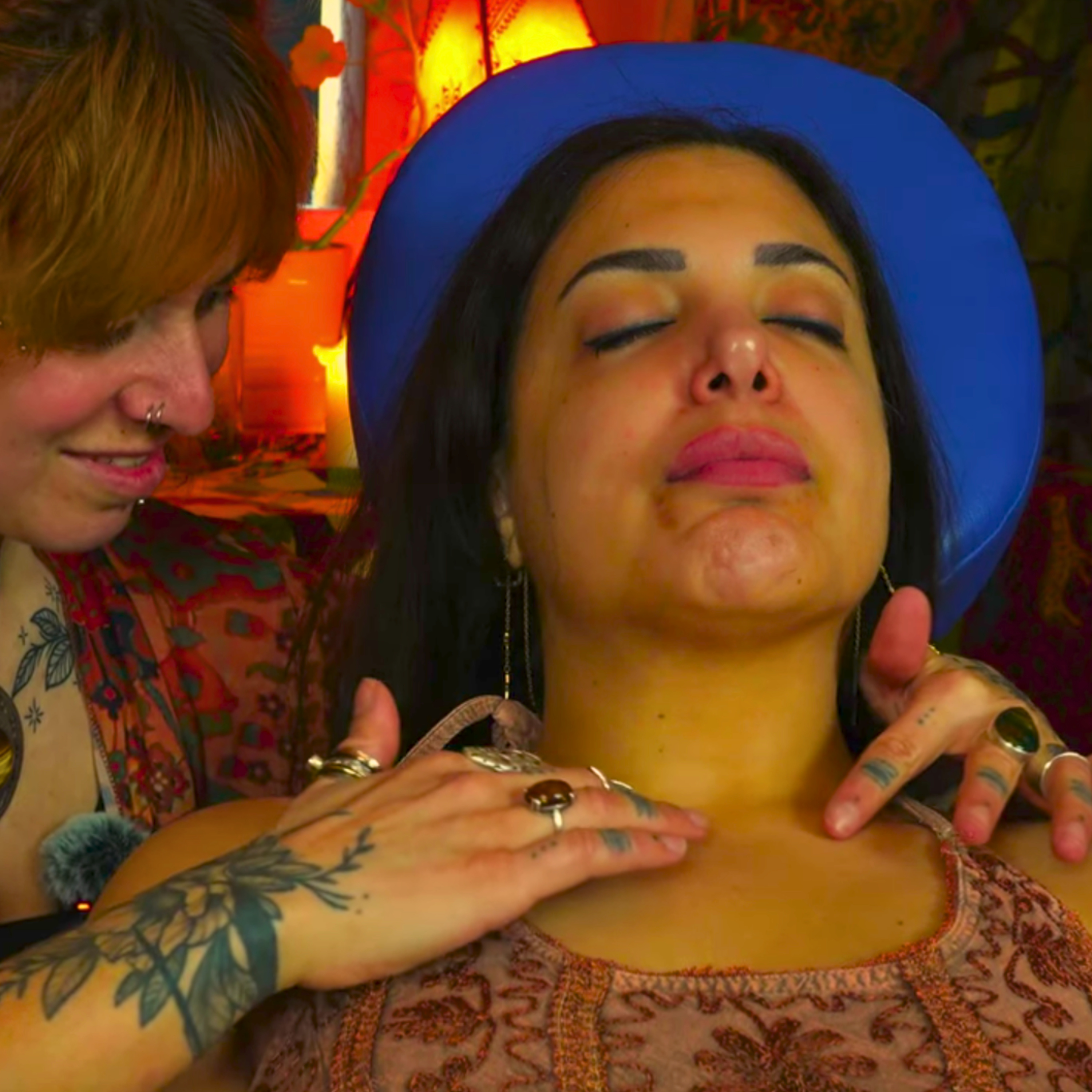 Relaxing ASMR massage with ice globes & hair play episode artwork