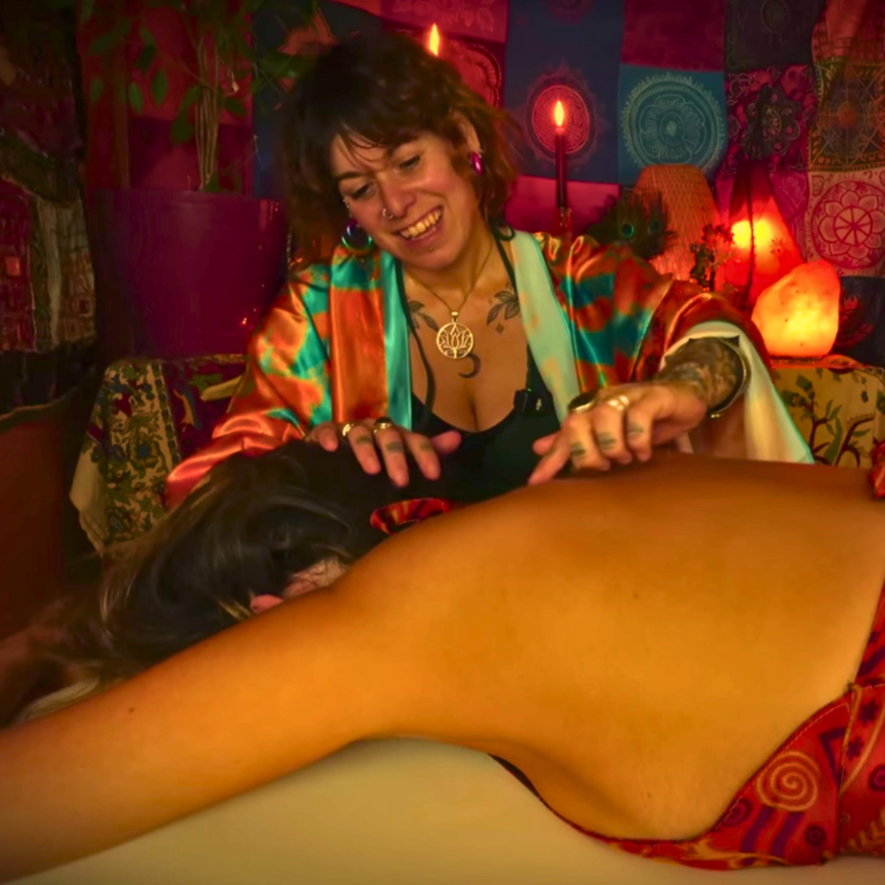 ASMR back tracing with feathers & chopsticks episode artwork
