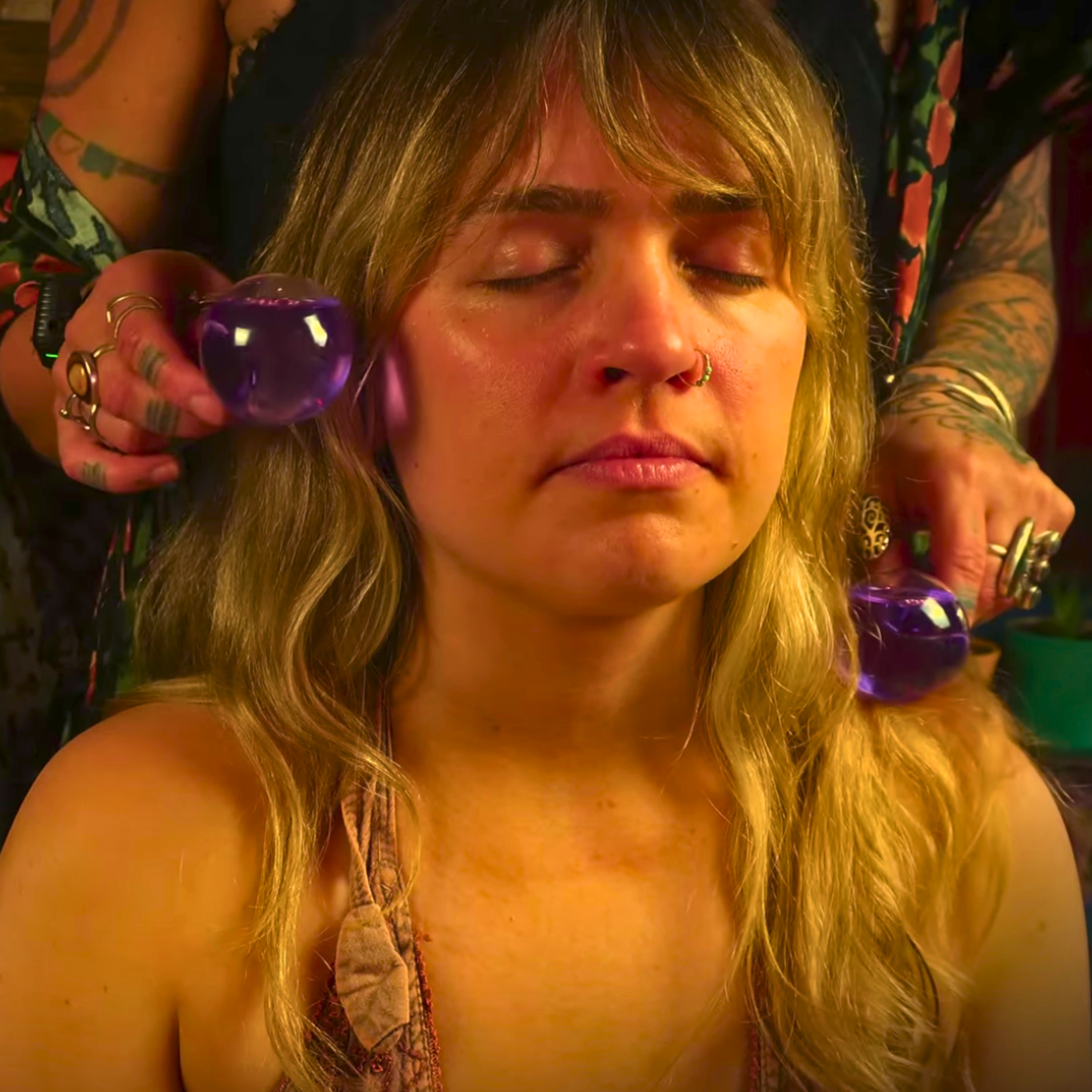 Relaxing fireside ASMR episode artwork