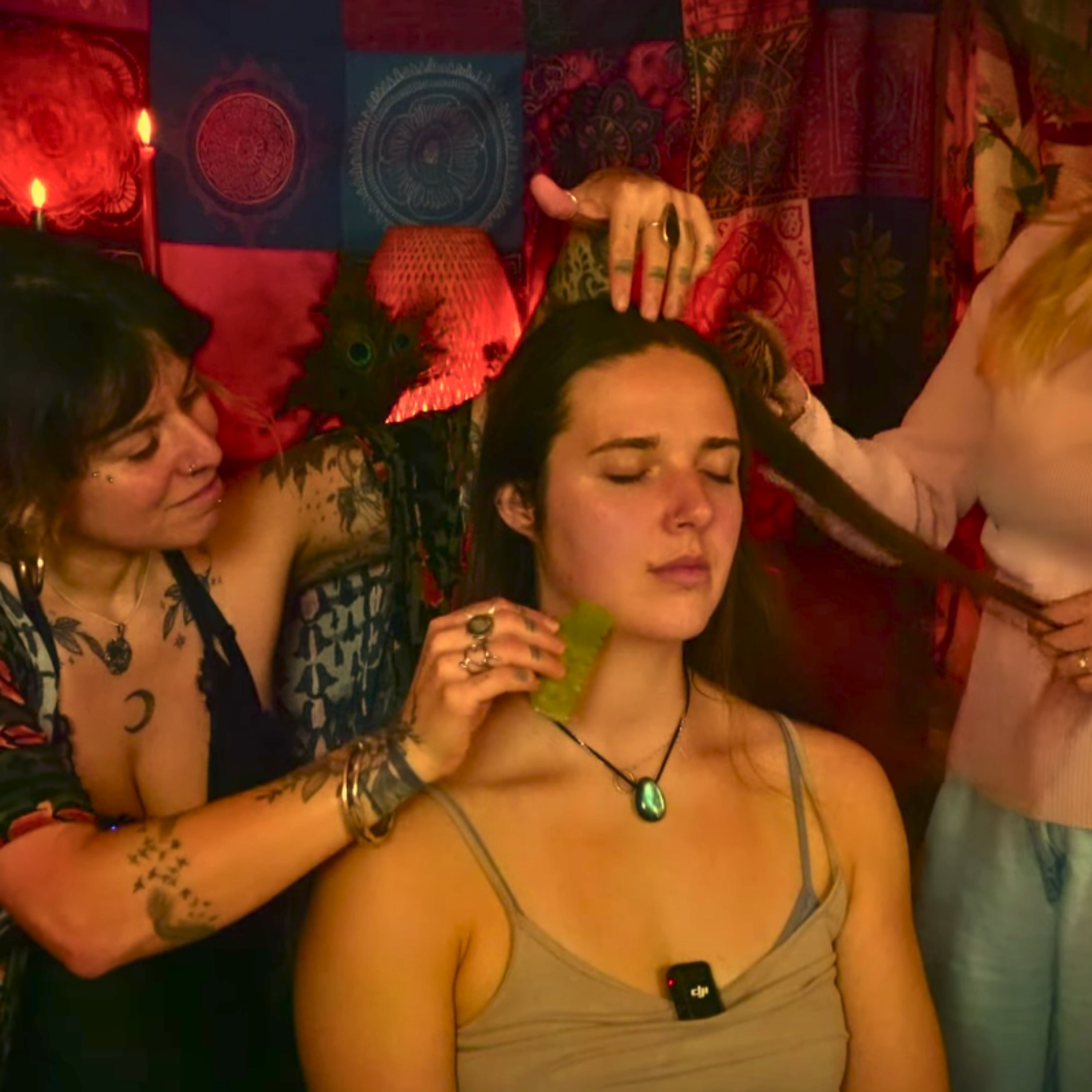ASMR collaboration, me & ASMRBeauty give JaxxMutchHolistics a relaxing treatment episode artwork
