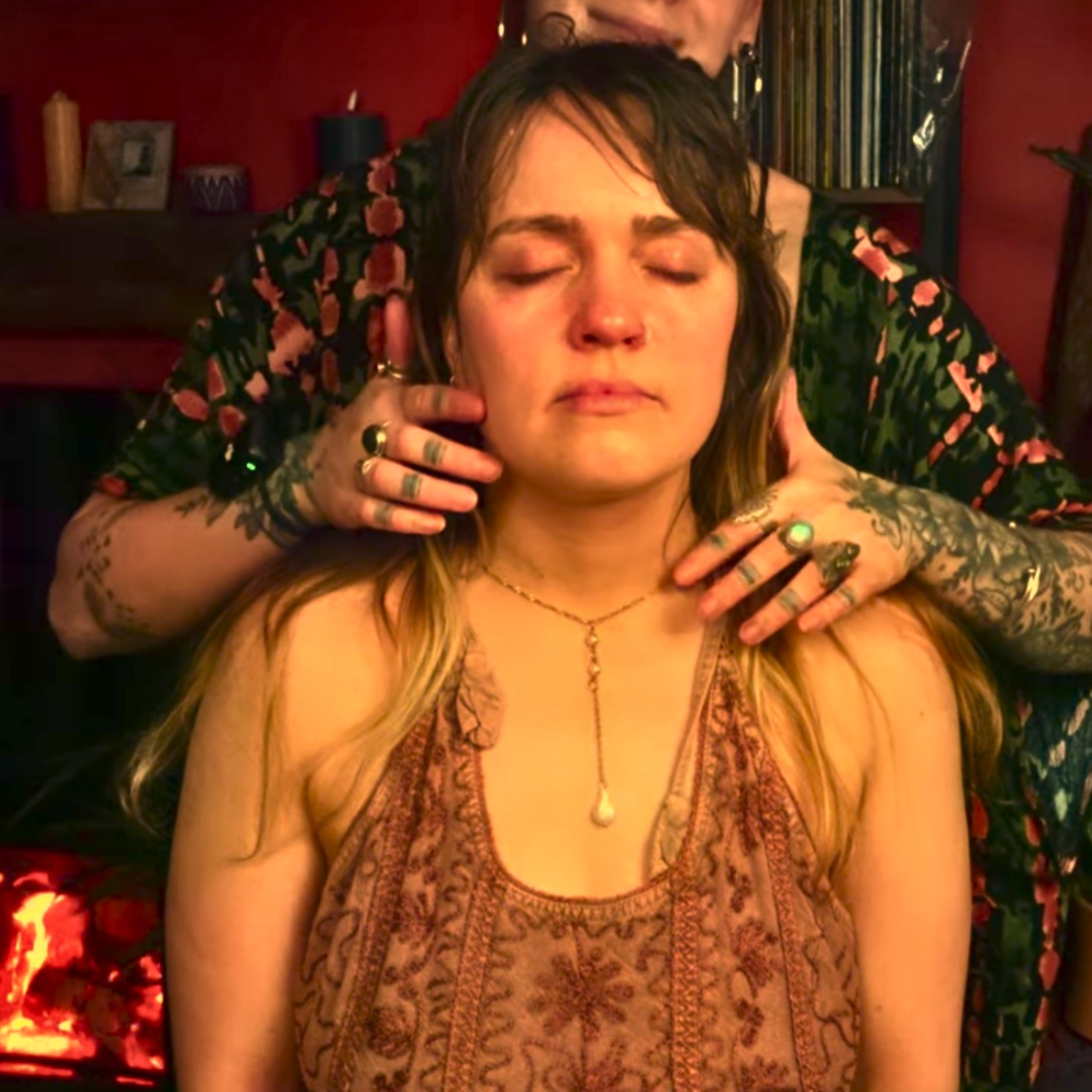 Real person ASMR with flowers & jade combs episode artwork
