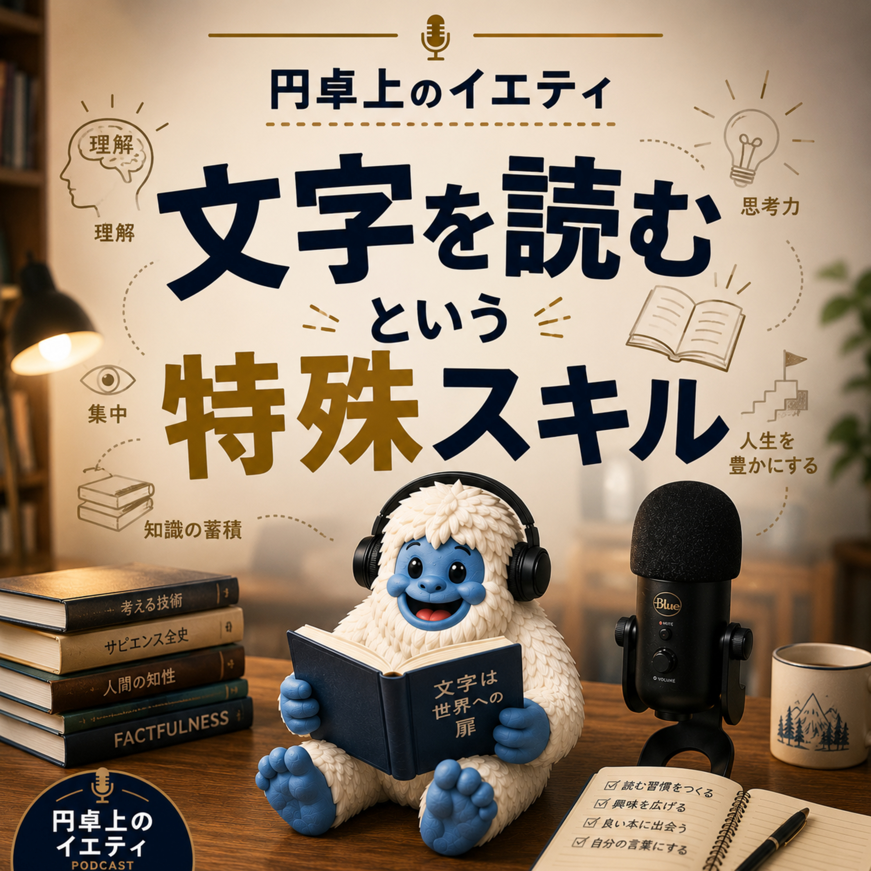 S2-11 文字を読むという特殊スキル 〜『プルーストとイカ』が暴く脳の偉業とバグ〜 episode artwork
