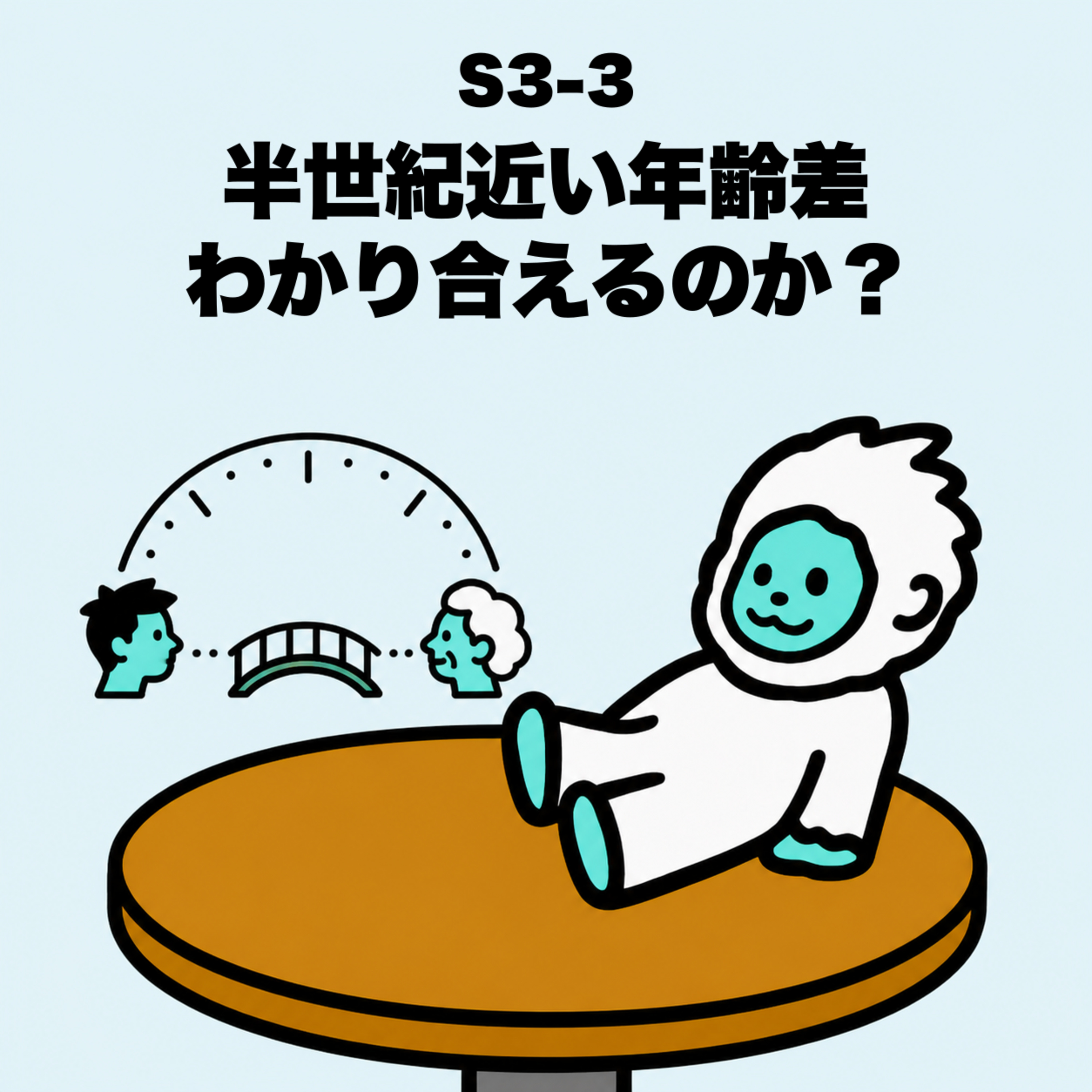 S3-3 世代論！半世紀近い年齢差の人たちは互いをわかり合えるのか episode artwork