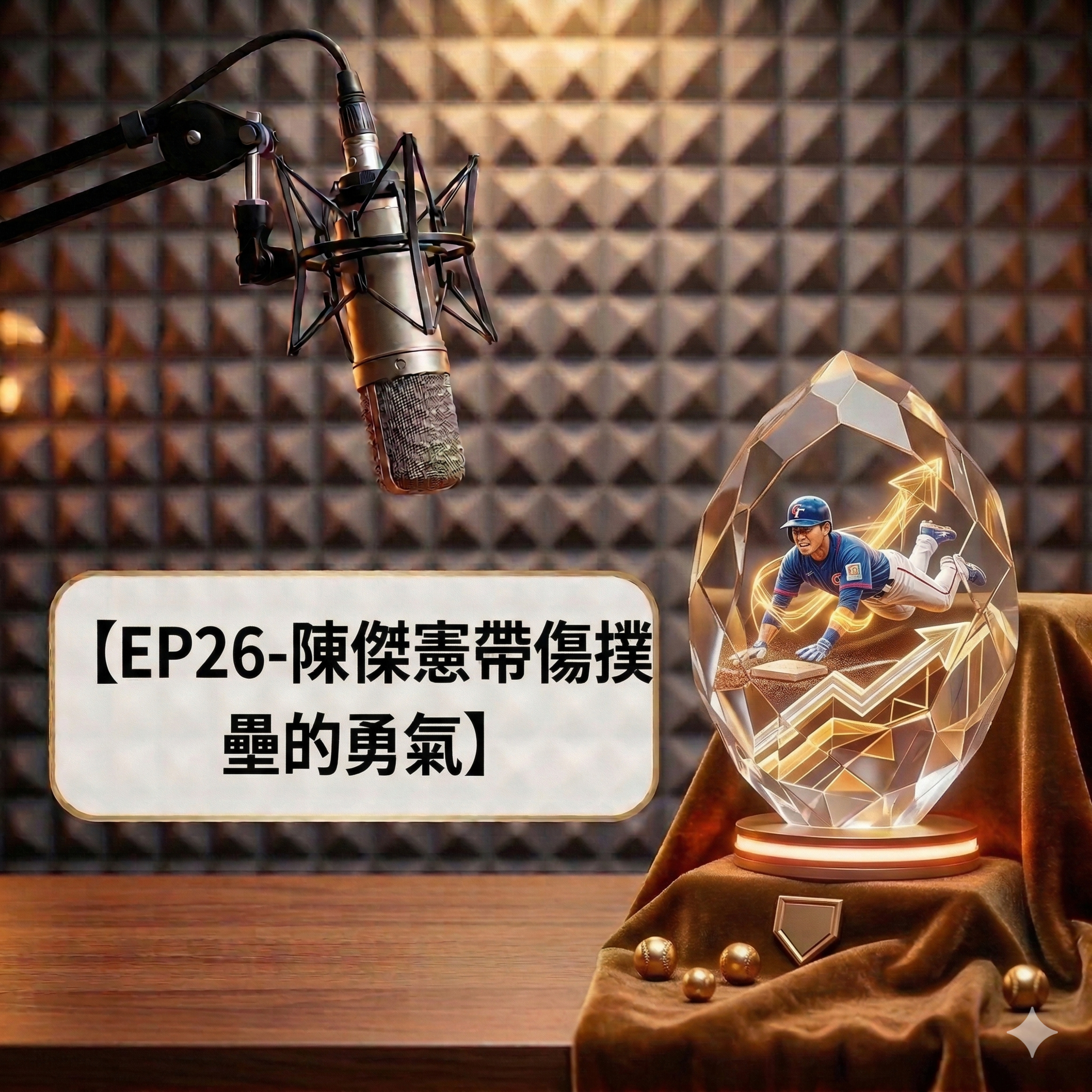 EP26-陳傑憲帶傷撲壘的勇氣  episode artwork