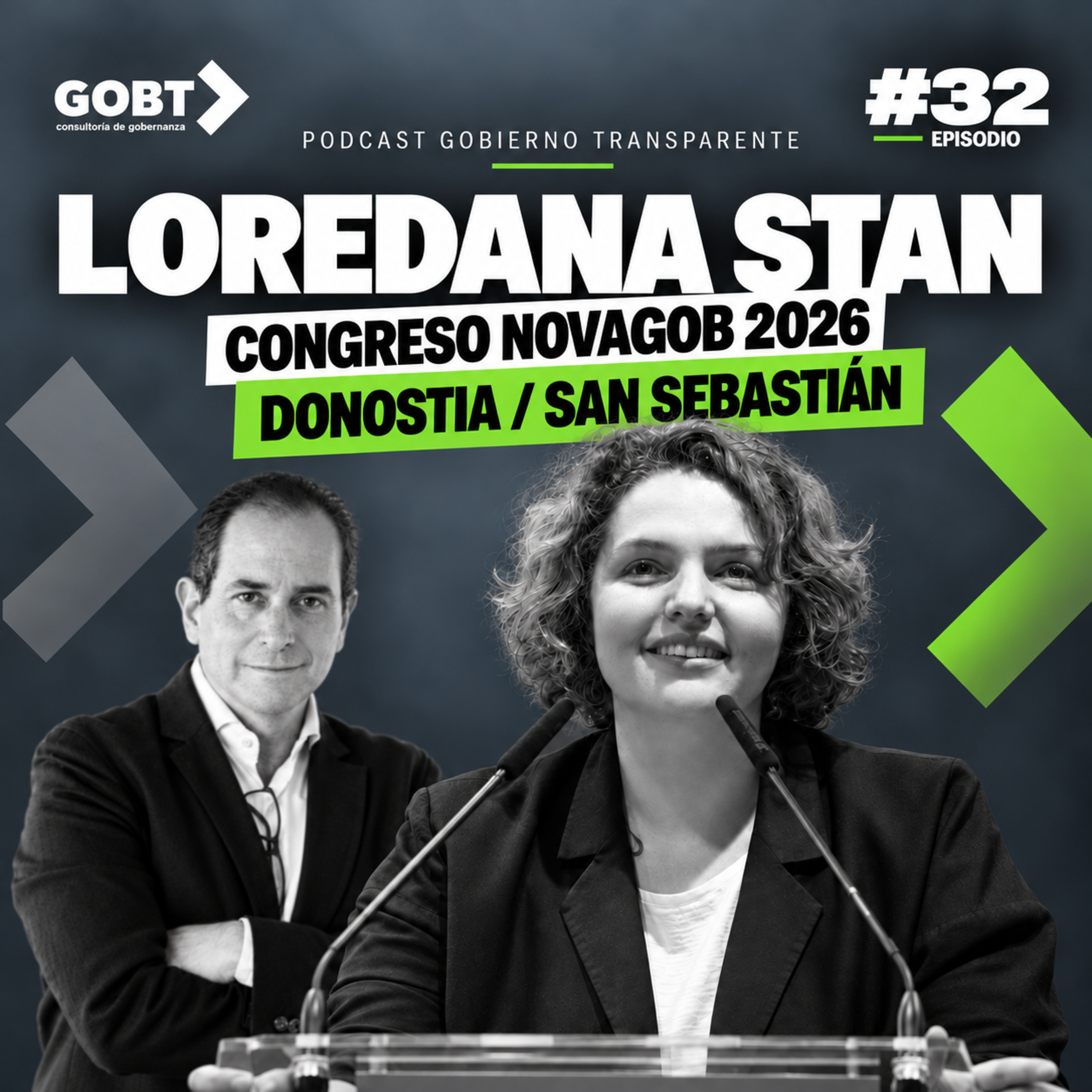 Portada de Gobierno Transparente Podcast