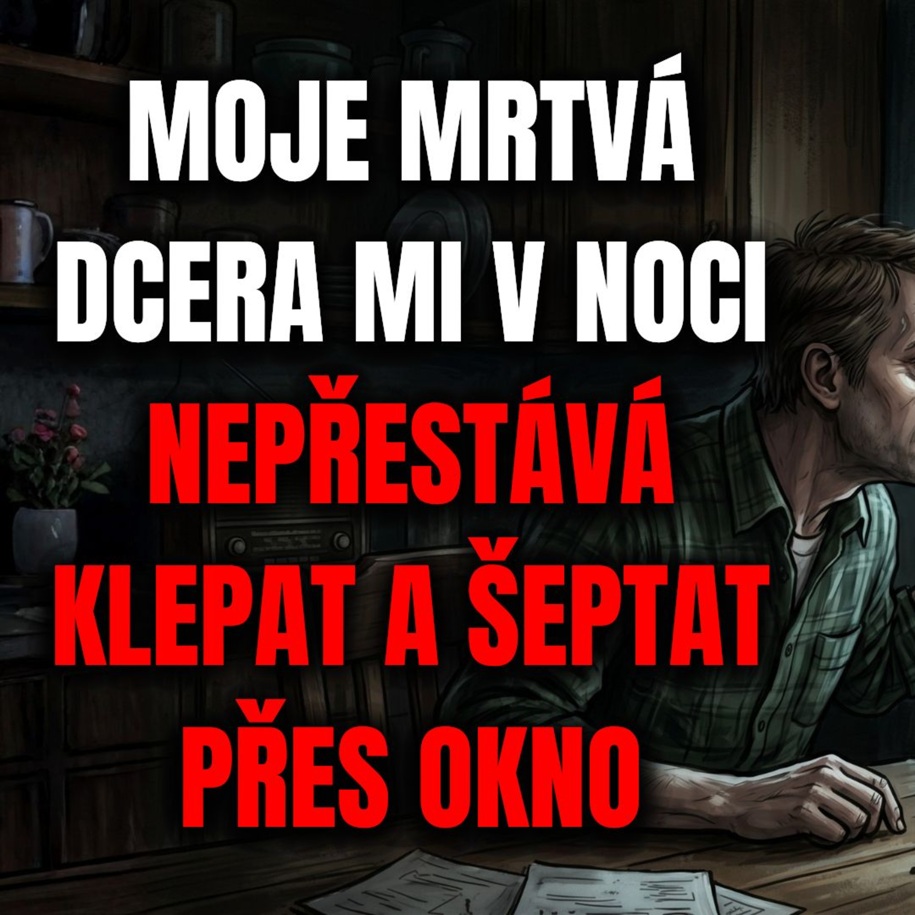 Moje mrtvá dcera mi v noci nepřestává klepat a šeptat přes okno