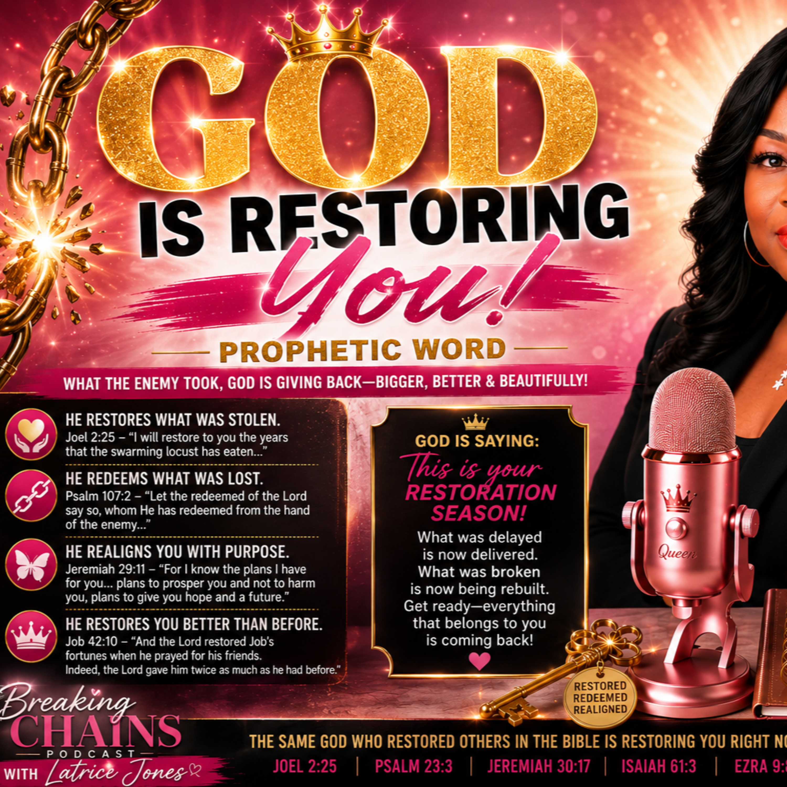 God is Restoring You Prophetic Word episode artwork