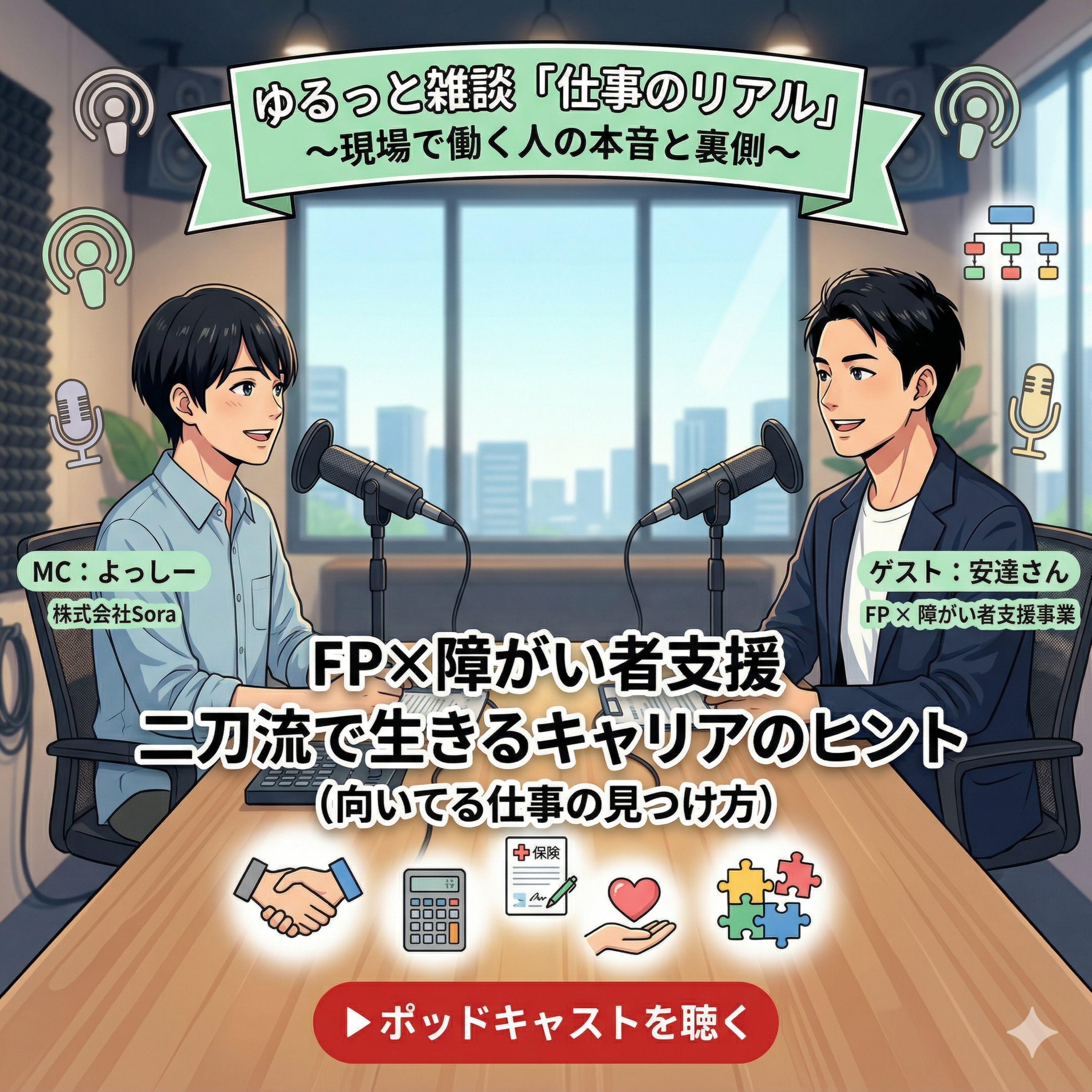 FP×障がい者福祉という「２刀流」でビジネスをされている理由とは…?? episode artwork