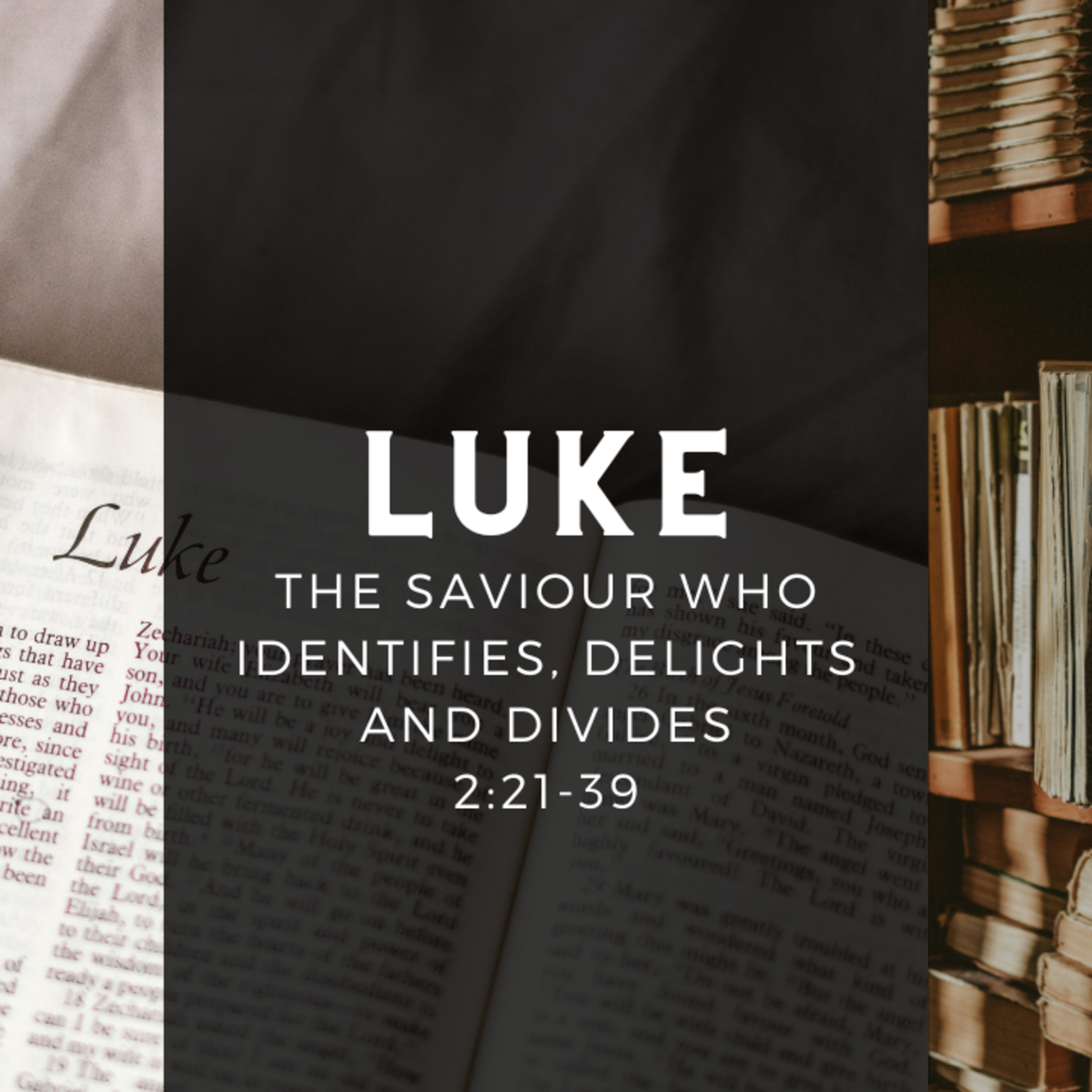 The Saviour who Identifies, Delights and Divides - Luke 2:21-39 (Mark Loughridge) episode artwork