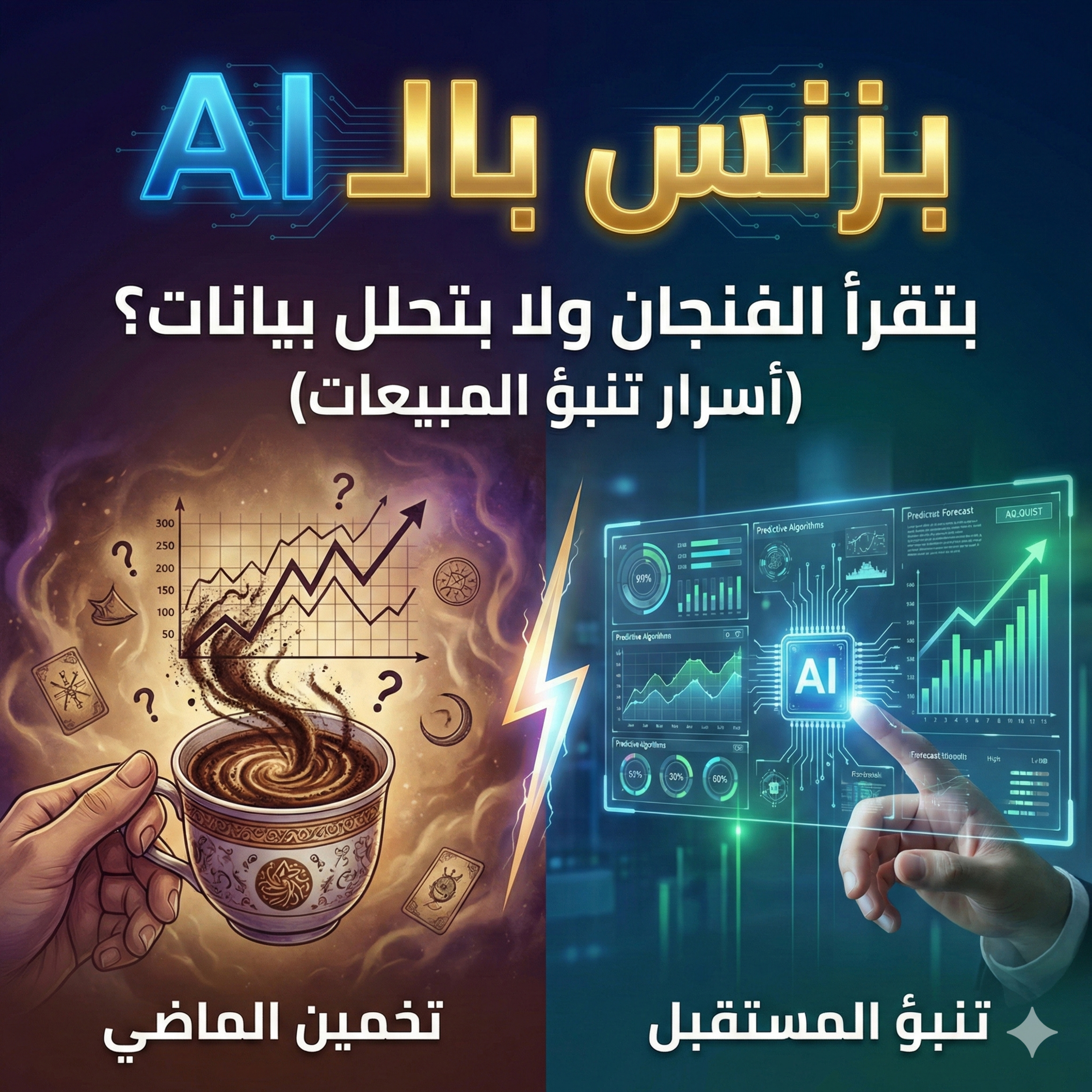 بتقرأ الفنجان ولا بتحلل بيانات؟ (أسرار تنبؤ المبيعات) episode artwork
