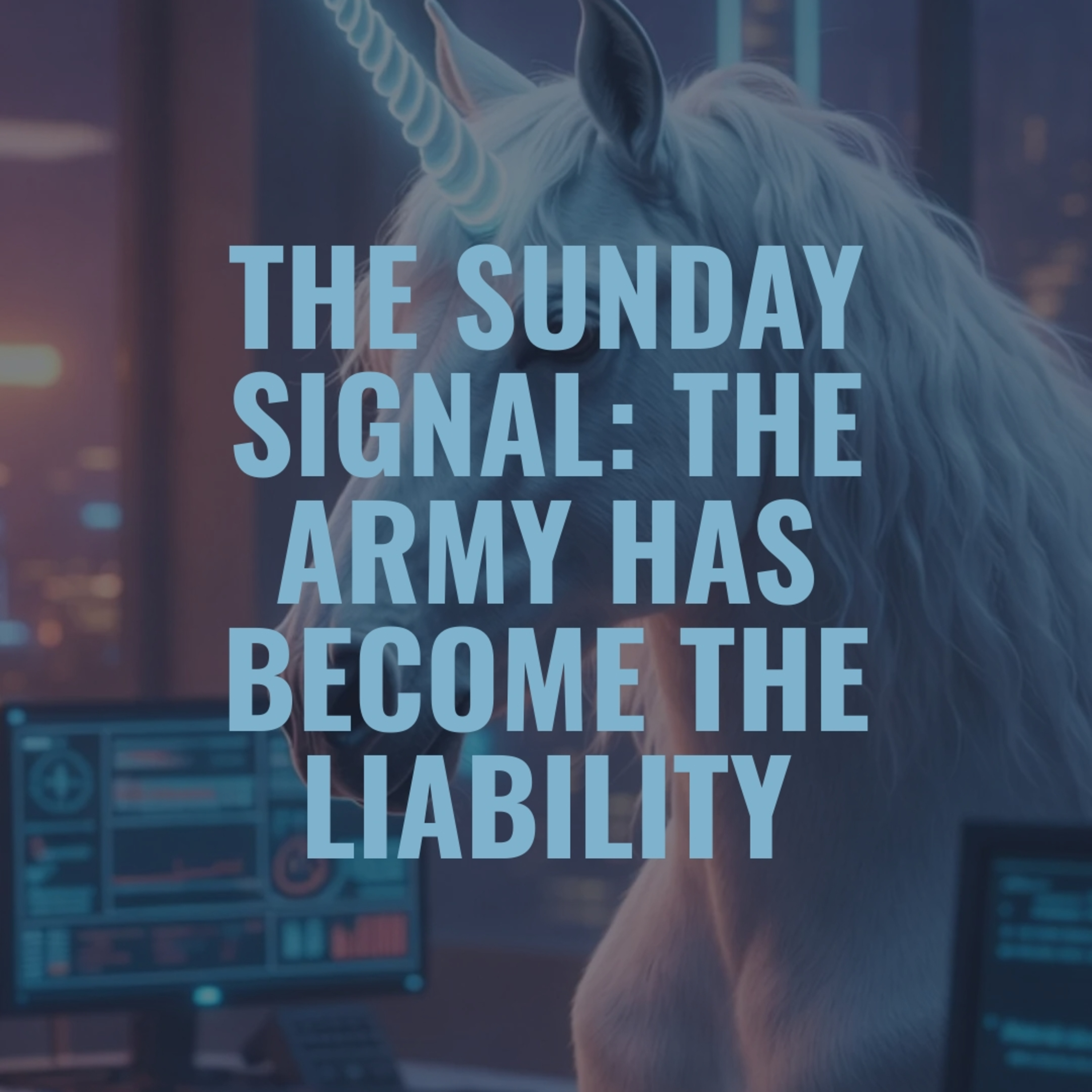 The Army Has Become the Liability 