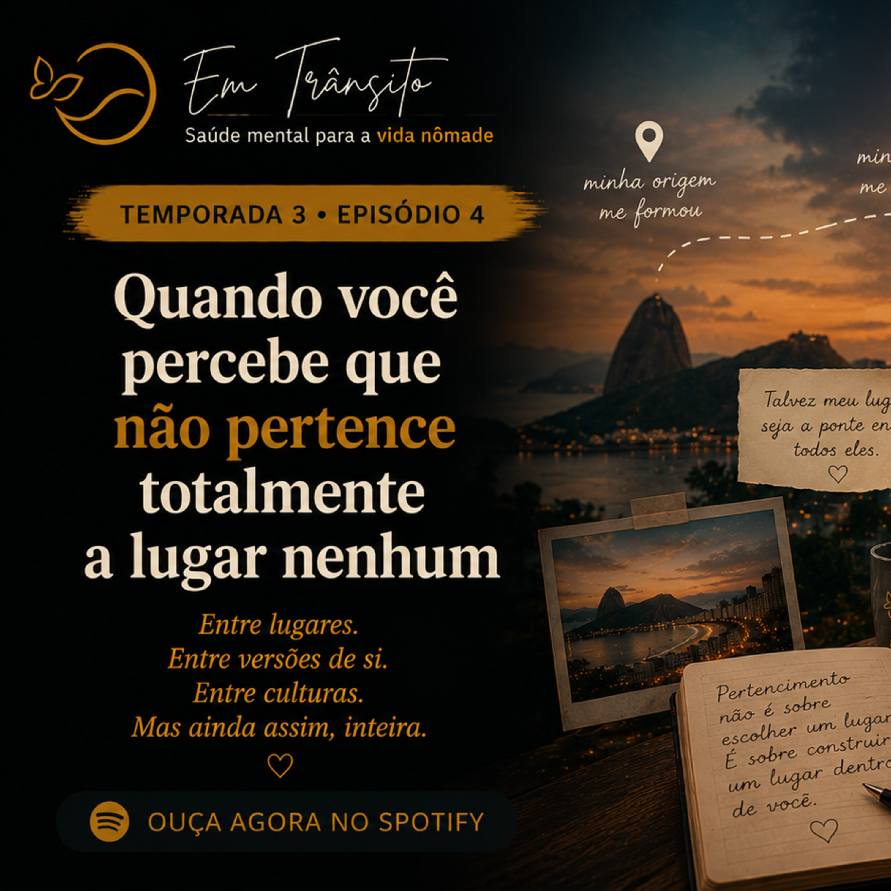 Quando você percebe que não pertence totalmente a lugar nenhum episode artwork