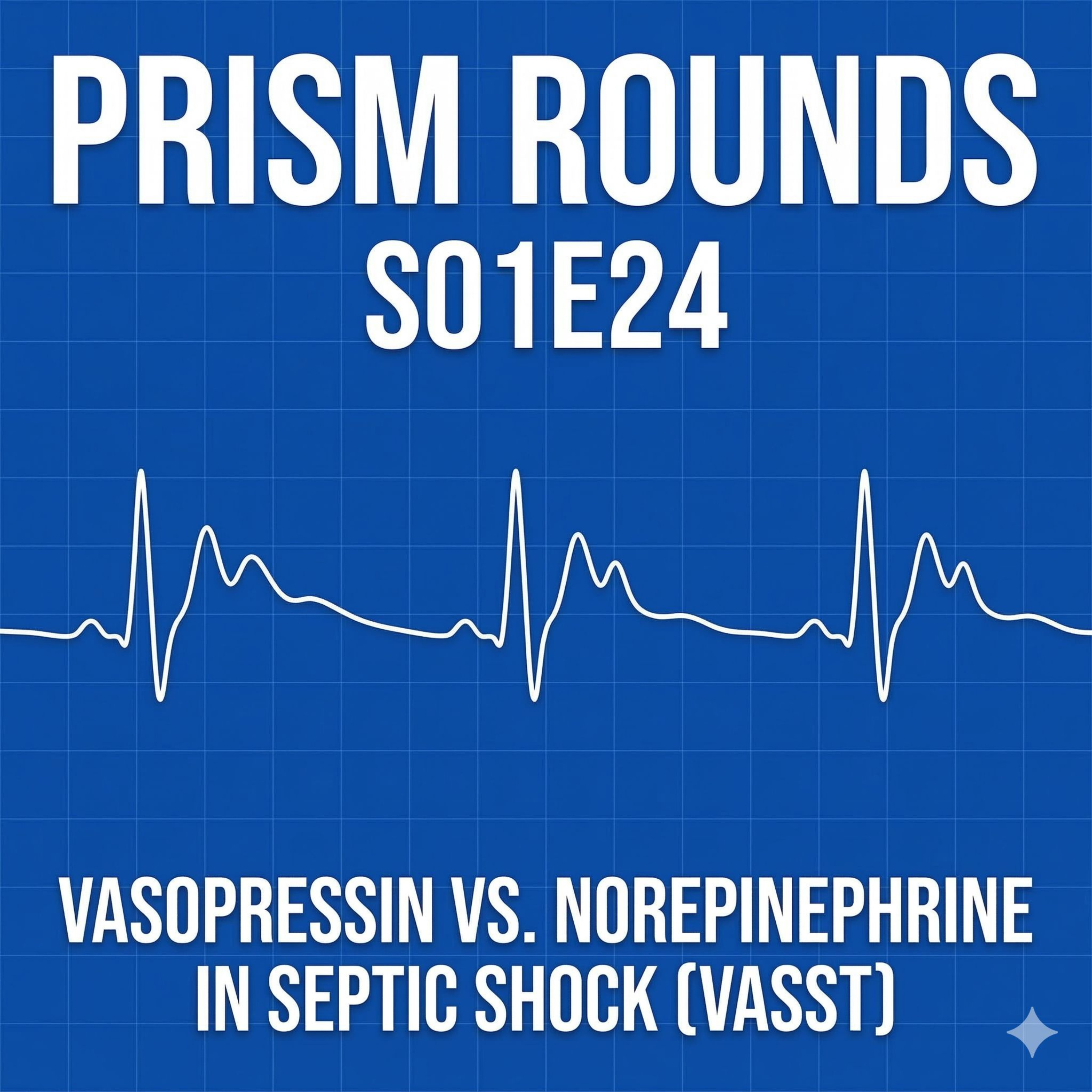 S01E24: VASST Revisited — Vasopressin, Norepinephrine, and the Timing Question in Septic Shock episode artwork