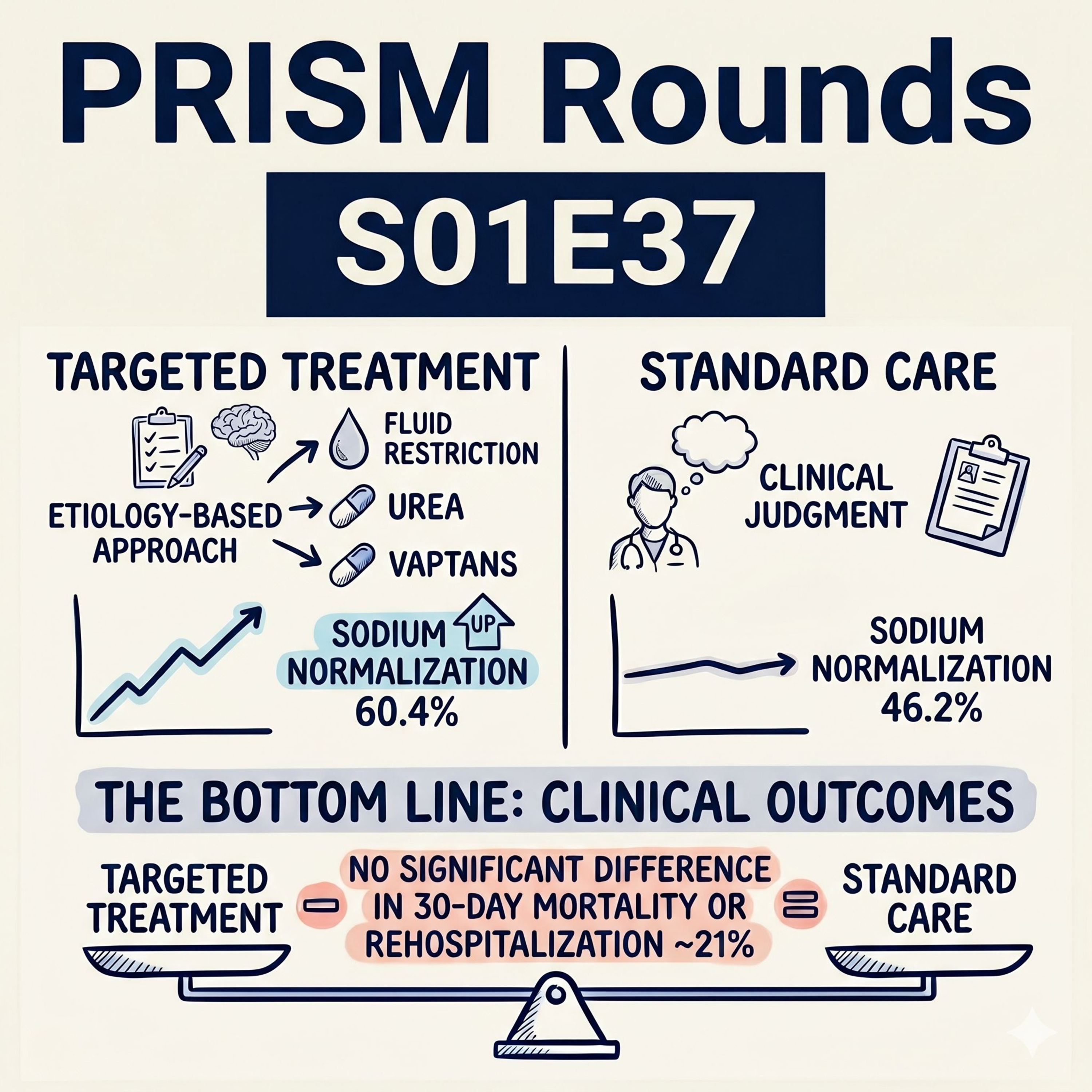 S01E37 | The HIT Trial: Is "Good Enough" Better for Hyponatremia Correction? episode artwork