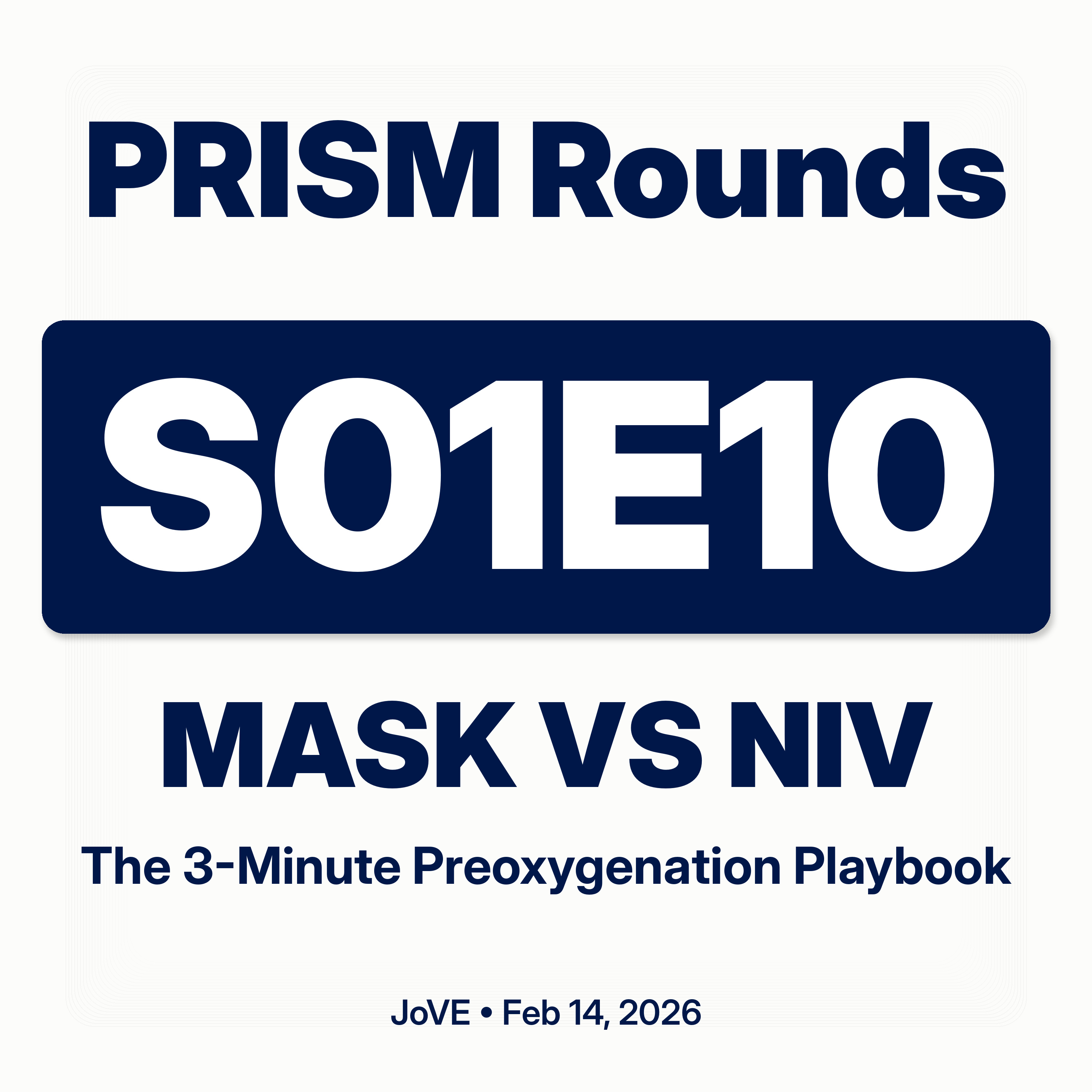 S01E10 Mask vs NIV: The 3-Minute Preoxygenation Playbook to Avoid the Crash