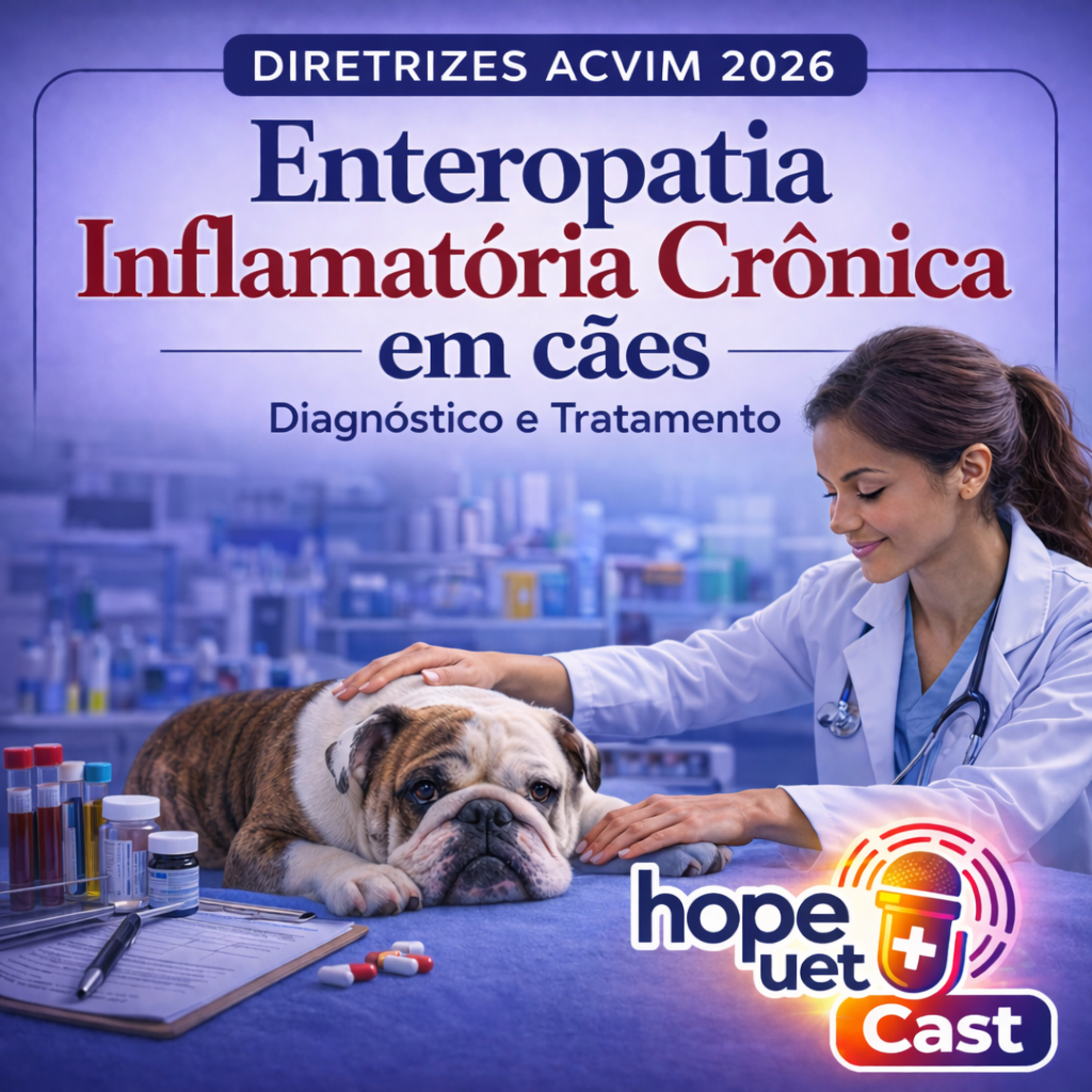 Diretrizes ACVIM 2026: Enteropatia Inflamatória Crônica em Cães - Diagnóstico e Tratamento. episode artwork