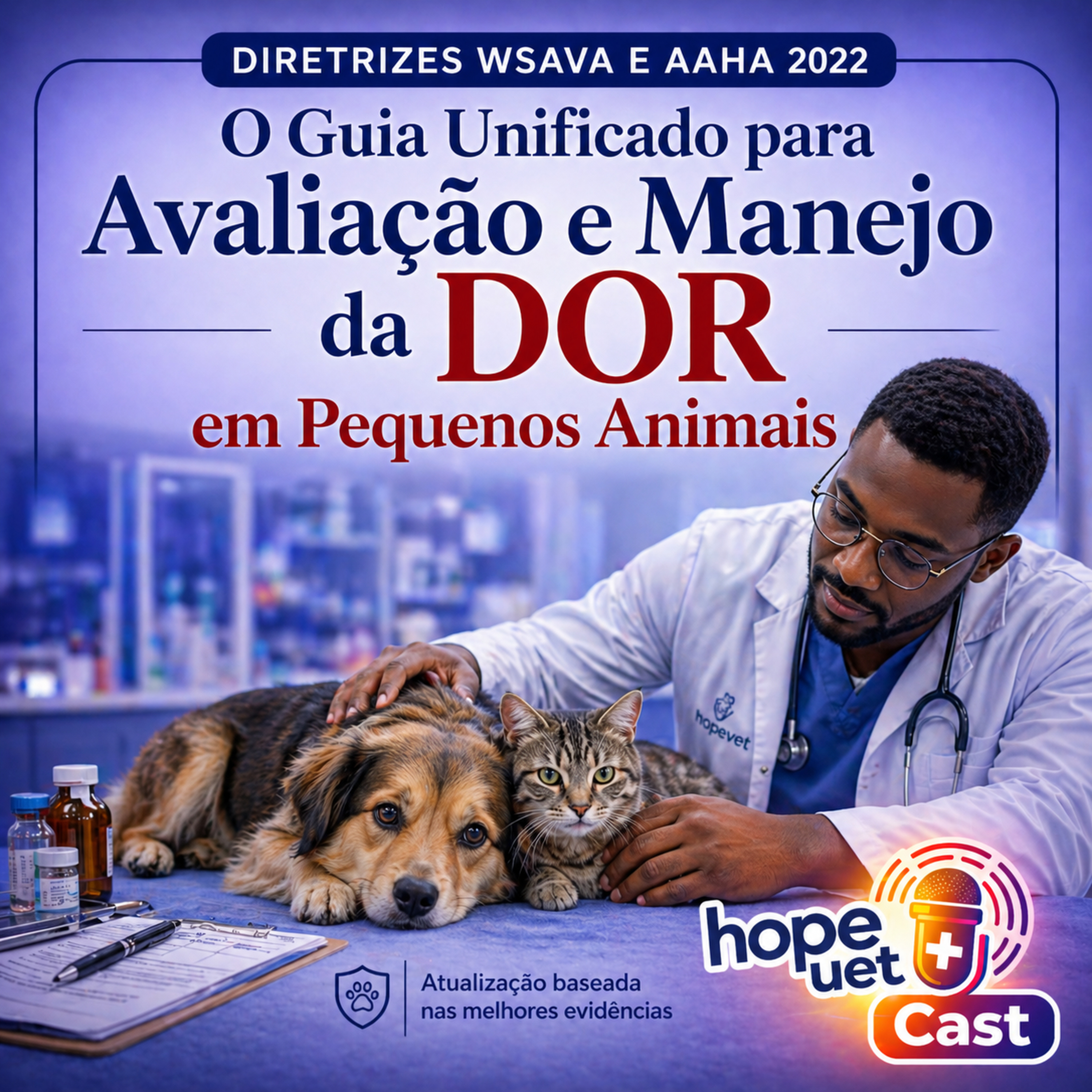Diretrizes WSAVA e AAHA 2022: O Guia Unificado para Avaliação e Manejo da Dor em Pequenos Animais episode artwork
