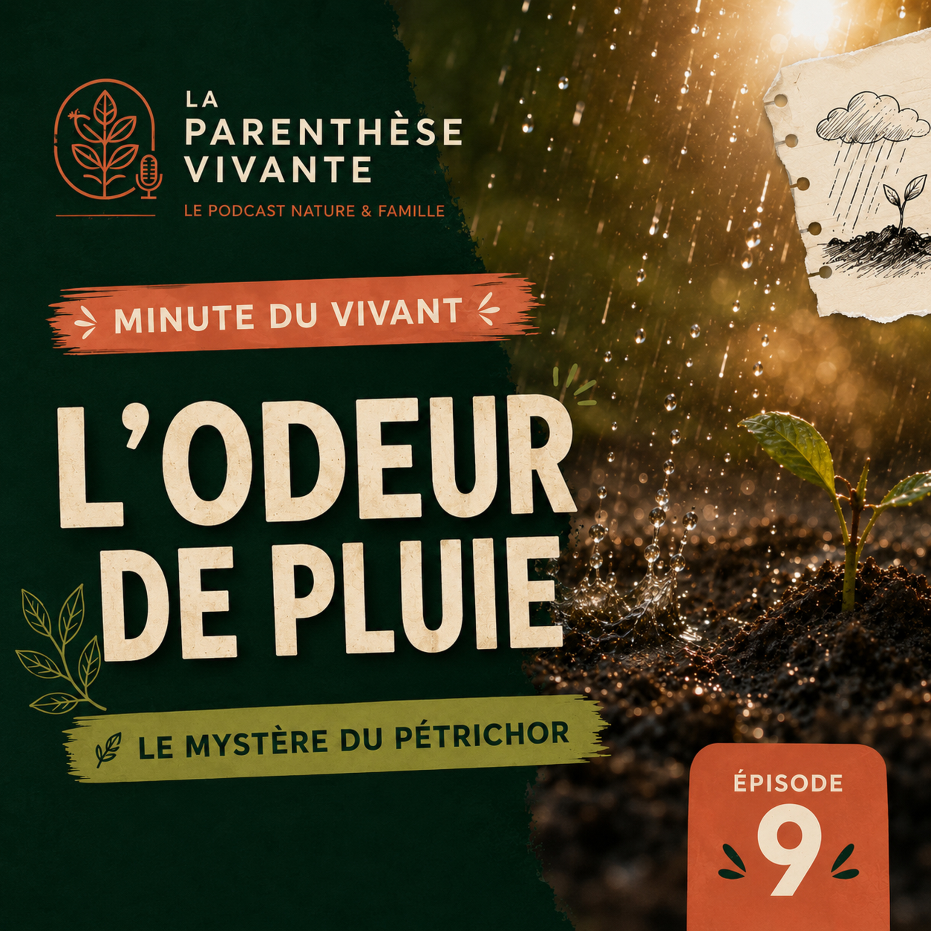 Minute du vivant : Le mystère du pétrichor - Episode 9 episode artwork