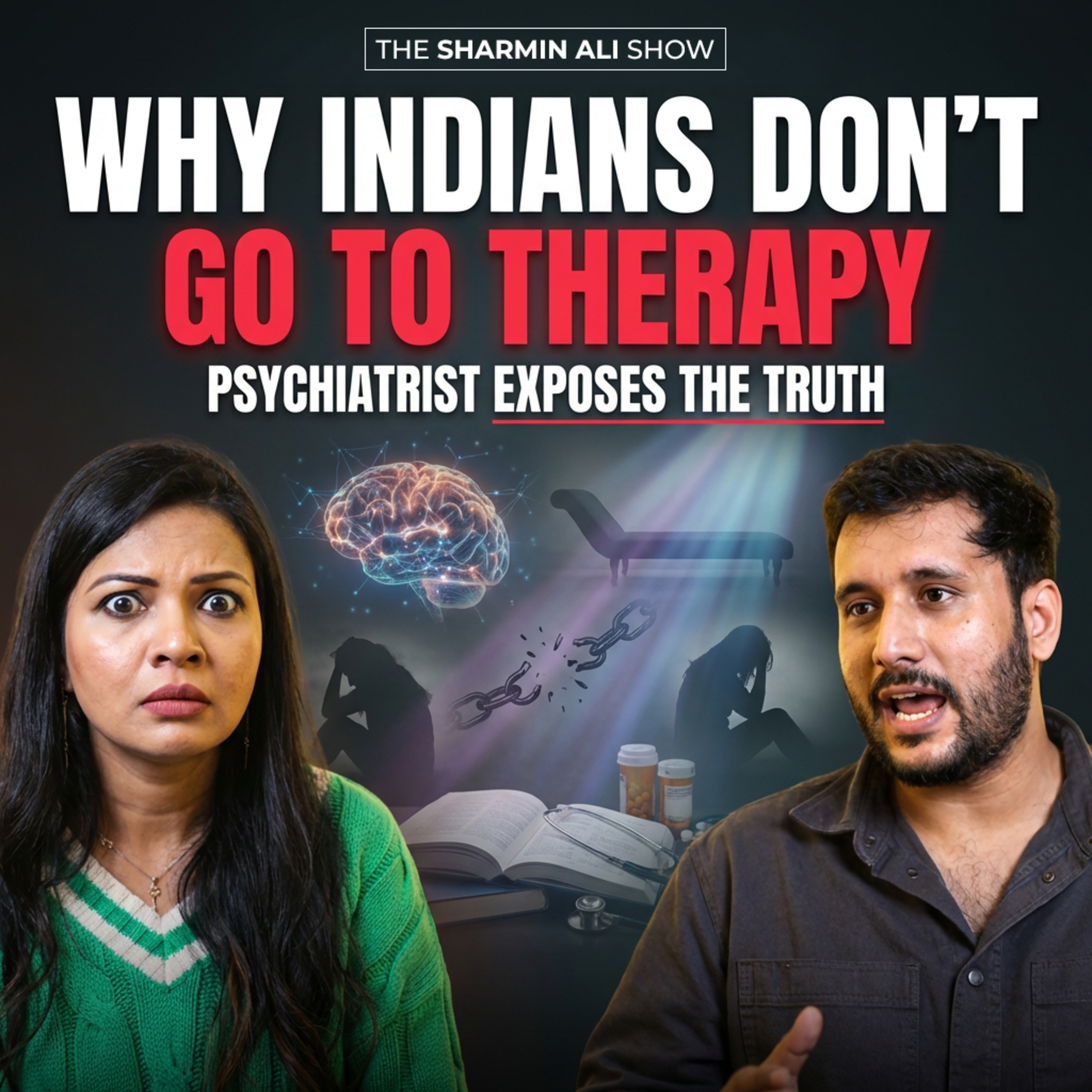 Why Indians Don’t Go to Therapy – Psychiatrist Exposes the Truth | The Sharmin Ali Show ft. Dr. Nitish Bahalwala episode artwork