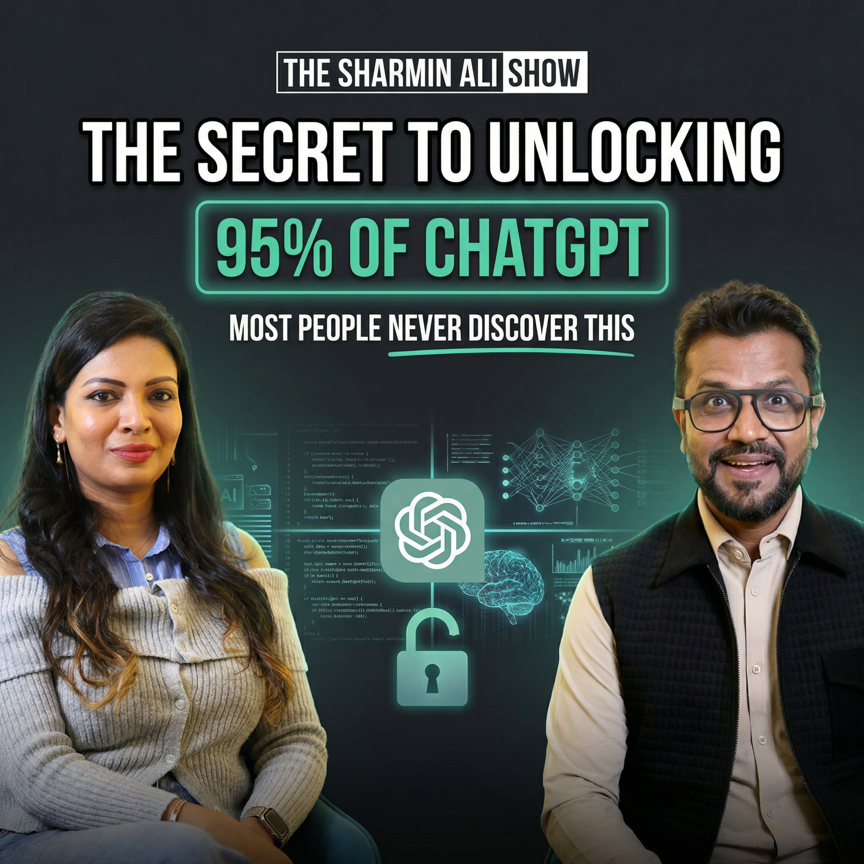 The Secret to Unlocking 95% of ChatGPT — Most People Never Discover This | The Sharmin Ali Show ft. Pramod Maloo episode artwork