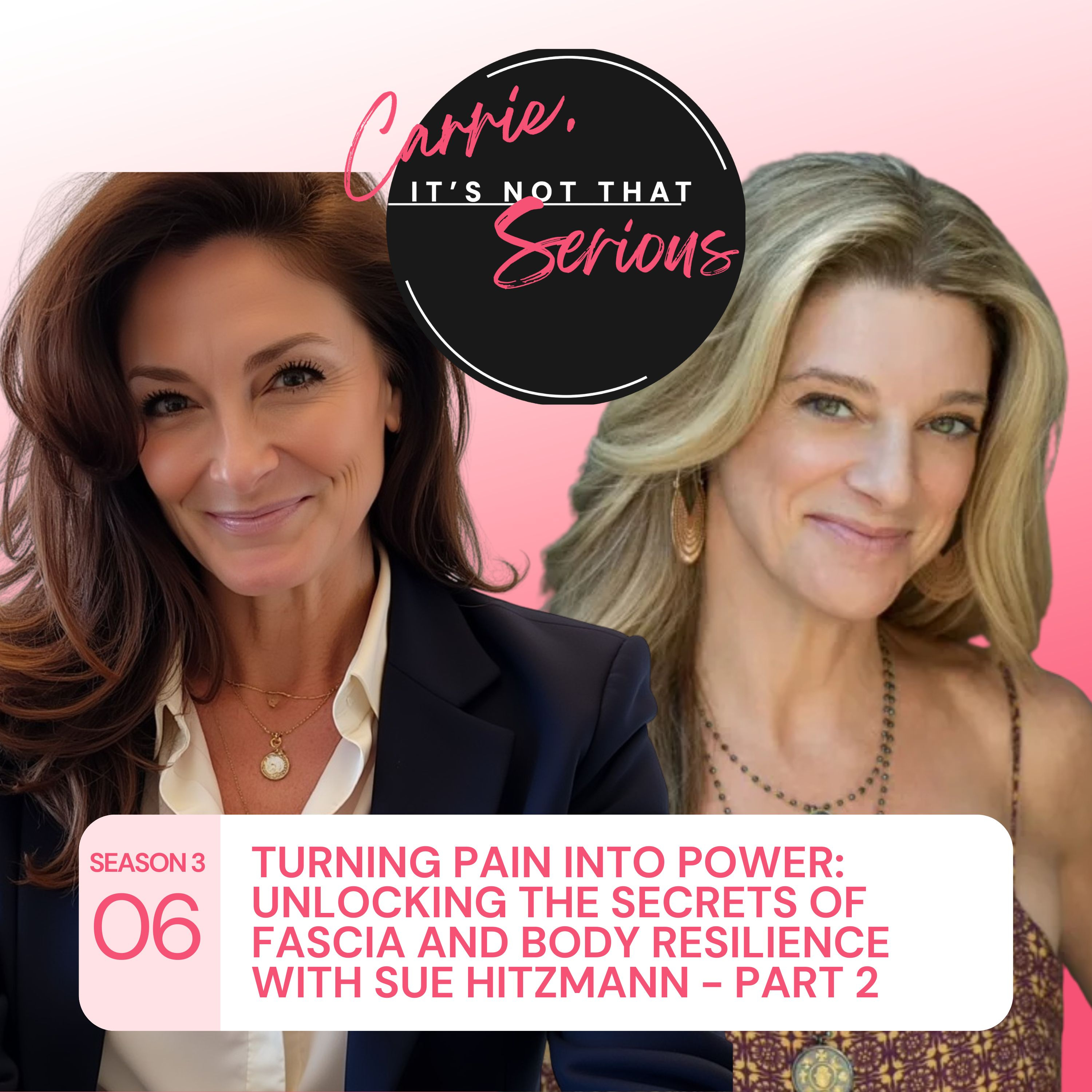 S3 Ep. 06: Turning Pain Into Power: Unlocking the Secrets of Fascia and Body Resilience with Sue Hitzmann - Part 2 episode artwork
