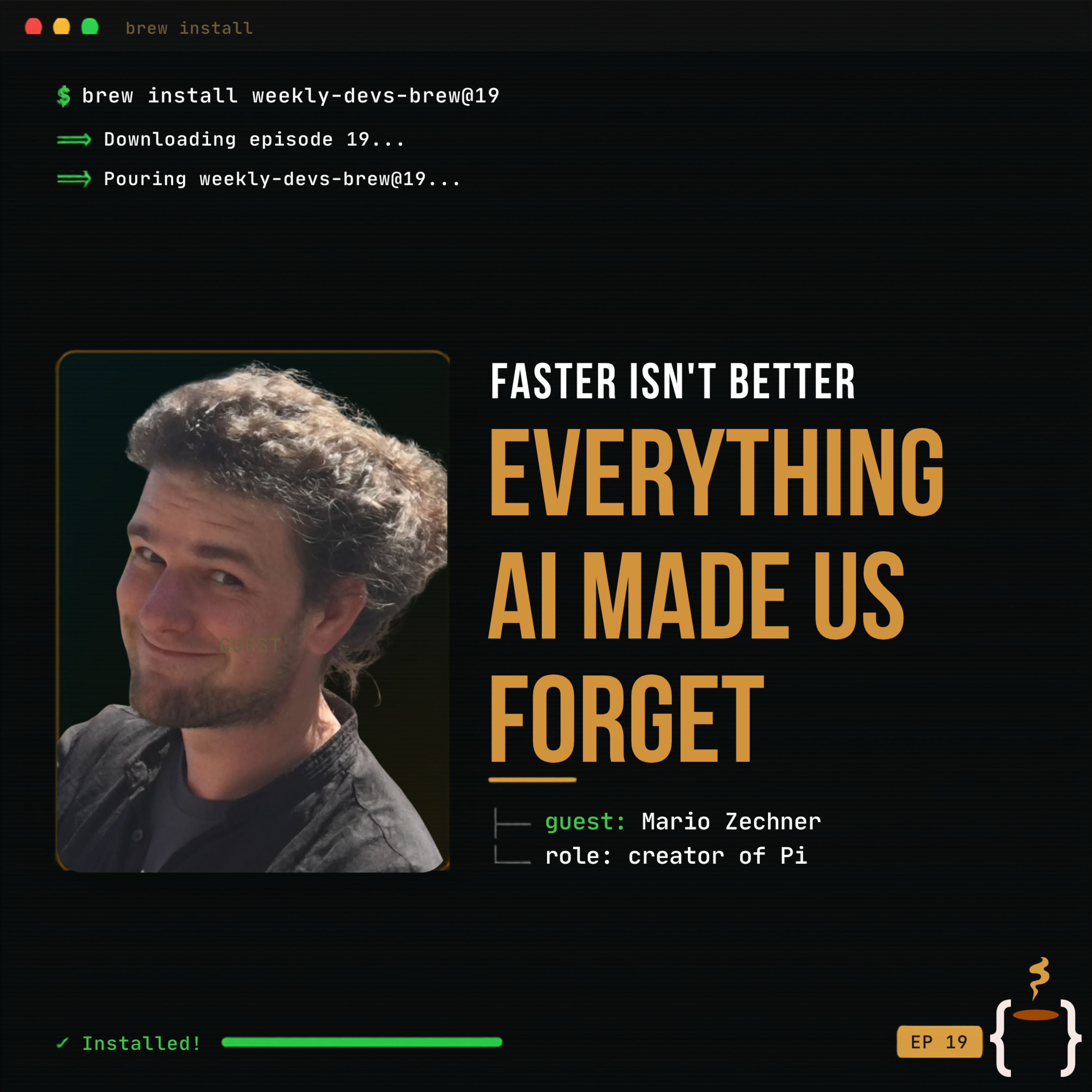 Faster Isn’t Better — Mario Zechner on Everything AI Made Us Forget (creator of Pi)