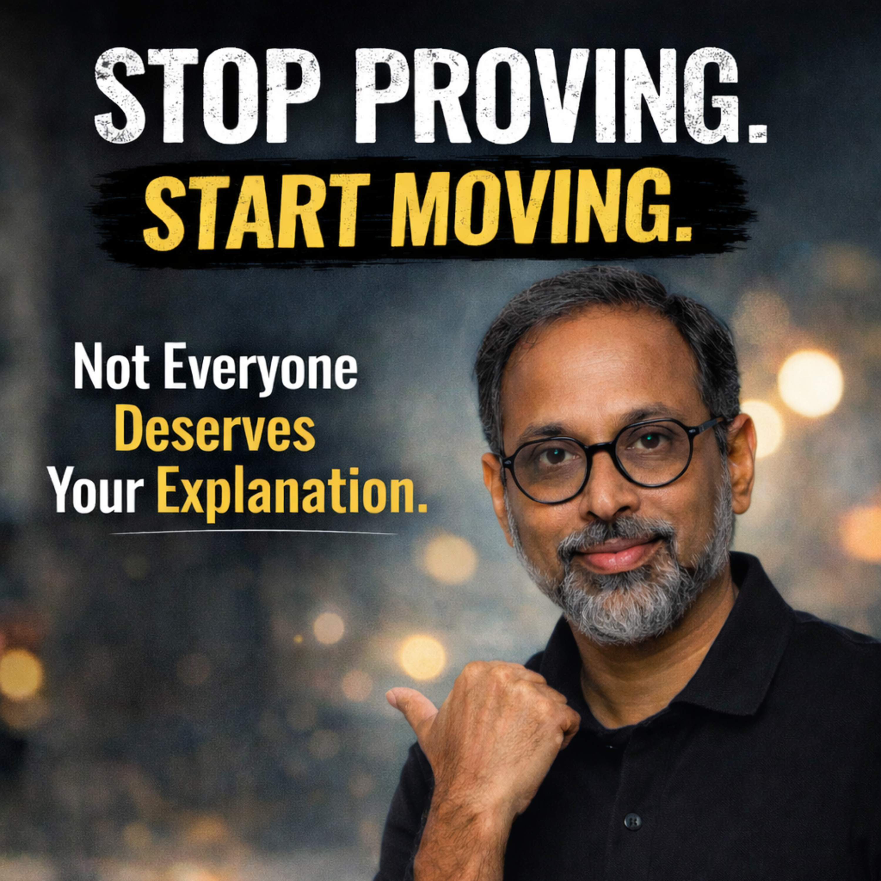 Stop Proving. Start Moving episode artwork