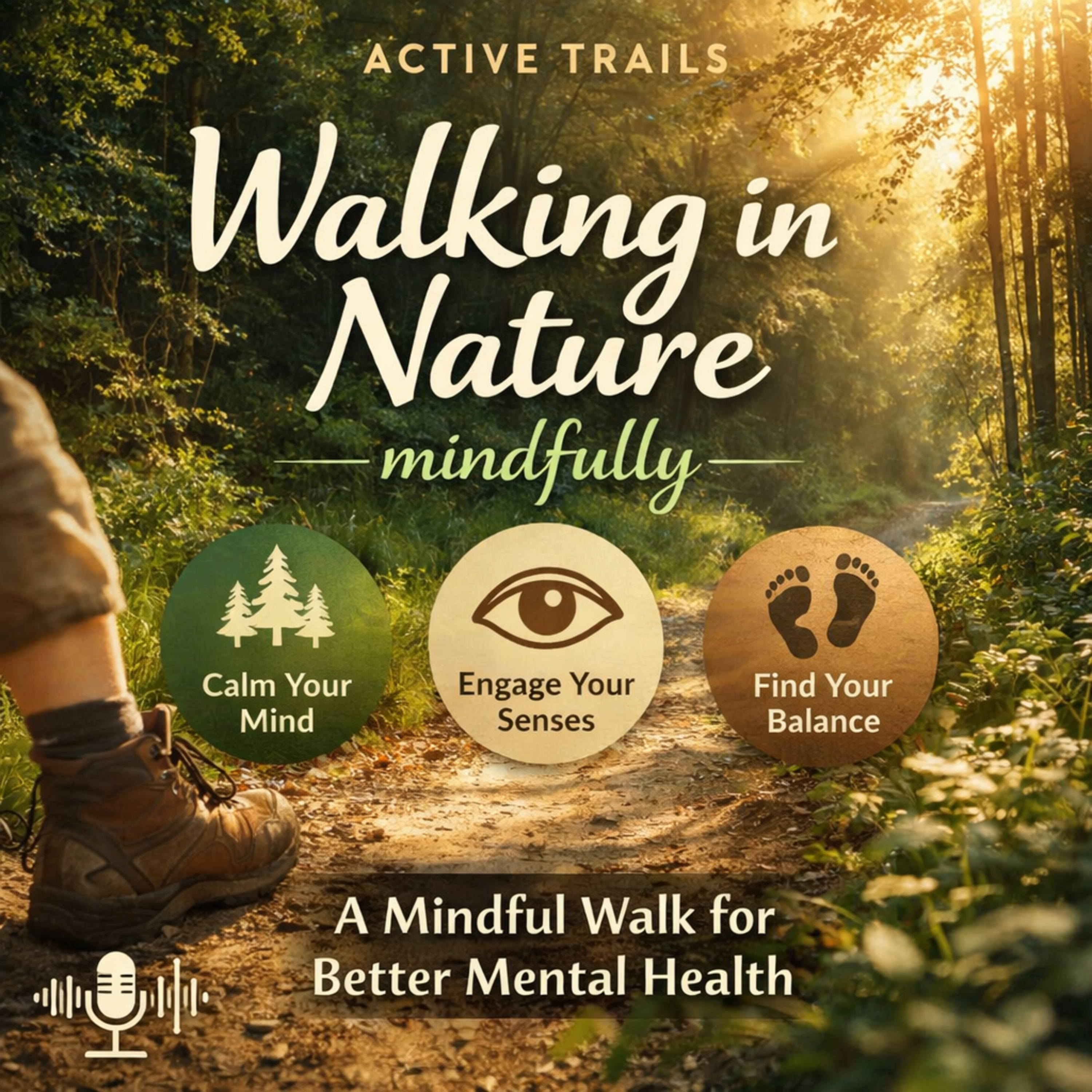 Walking in Nature, Mindfully, for the Best Mental Health Benefit episode artwork