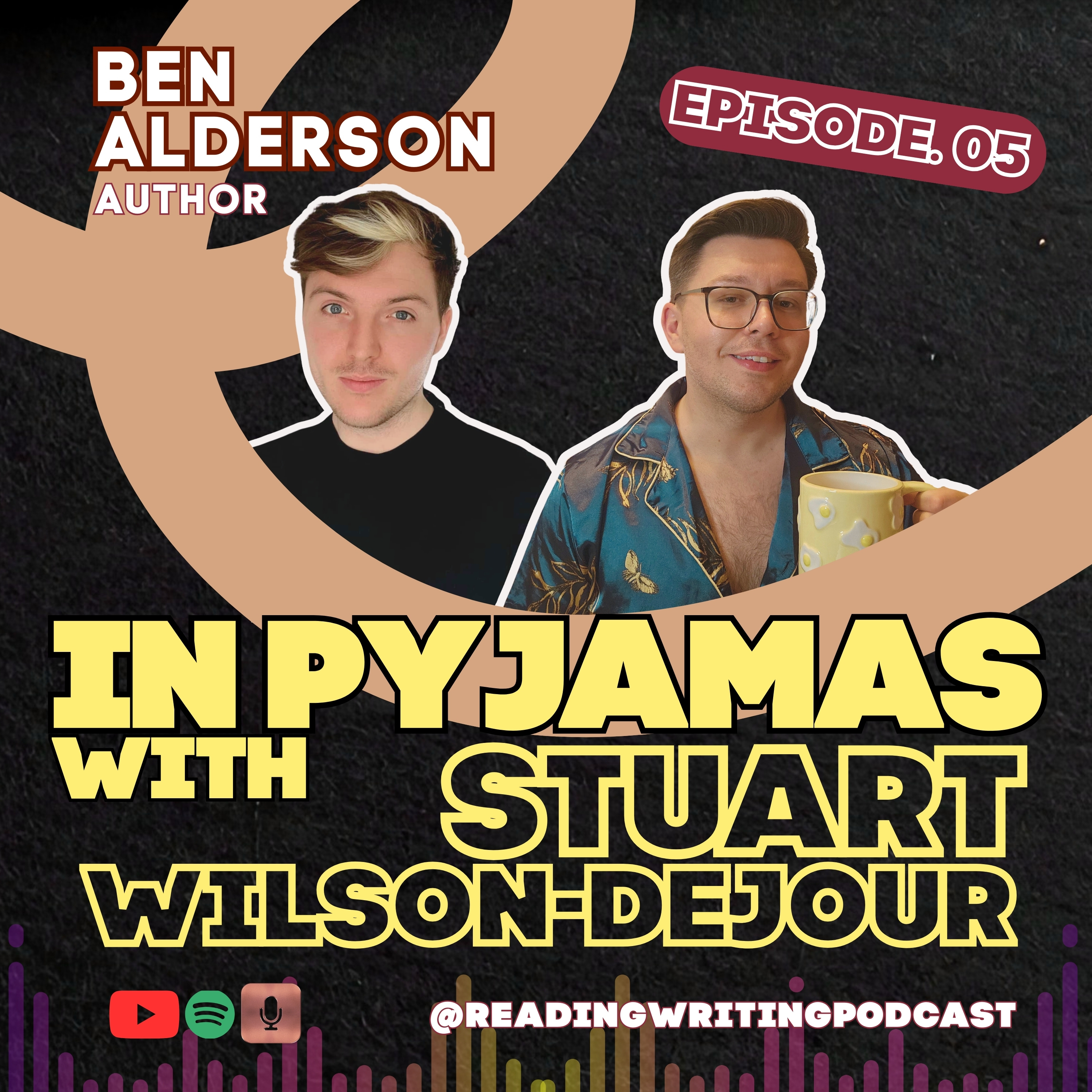 In pyjamas with Stuart Wilson-De Jour