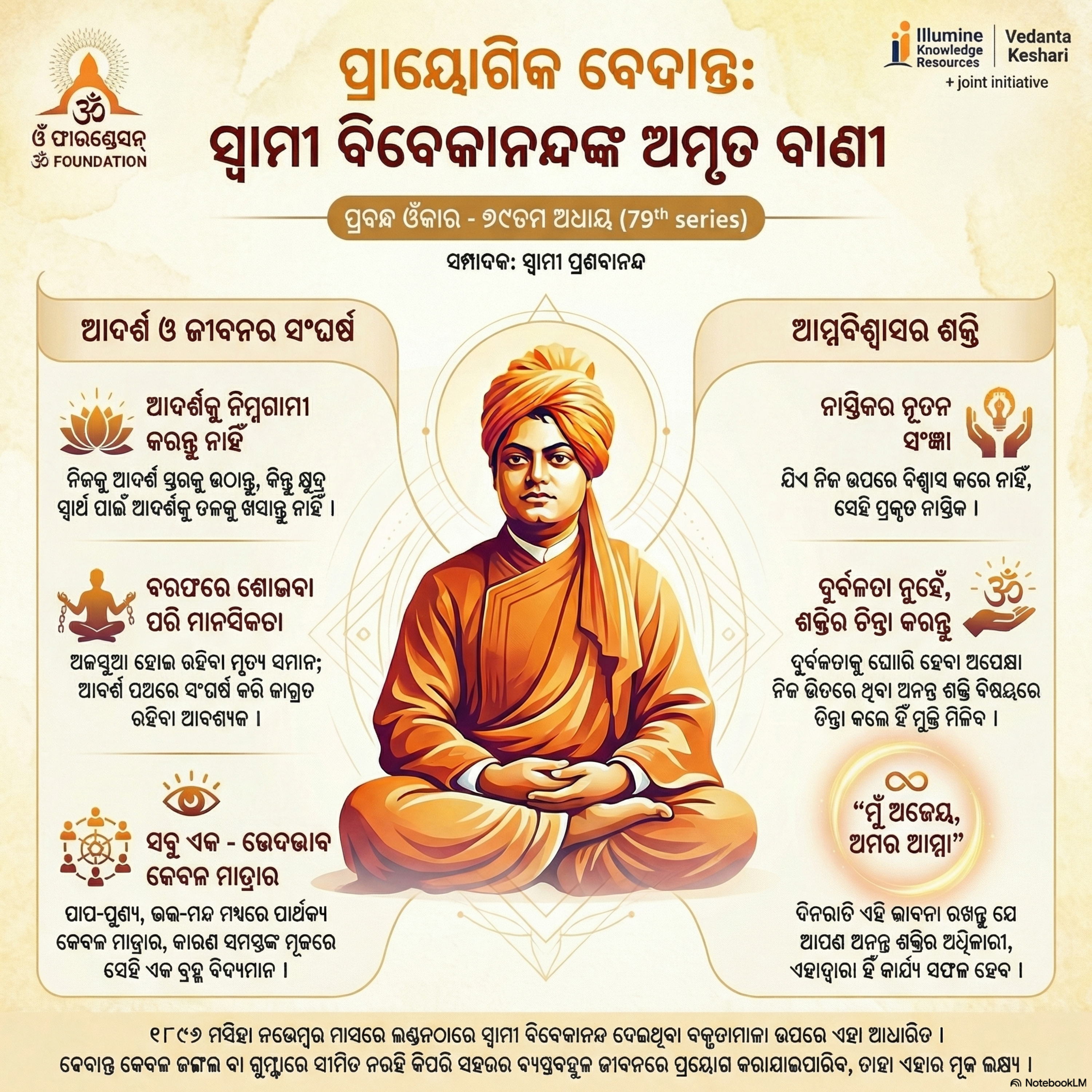 ବ୍ୟାବହାରିକ ବେଦାନ୍ତ ଏବଂ ଆତ୍ମବିଶ୍ୱାସର ଶକ୍ତି episode artwork