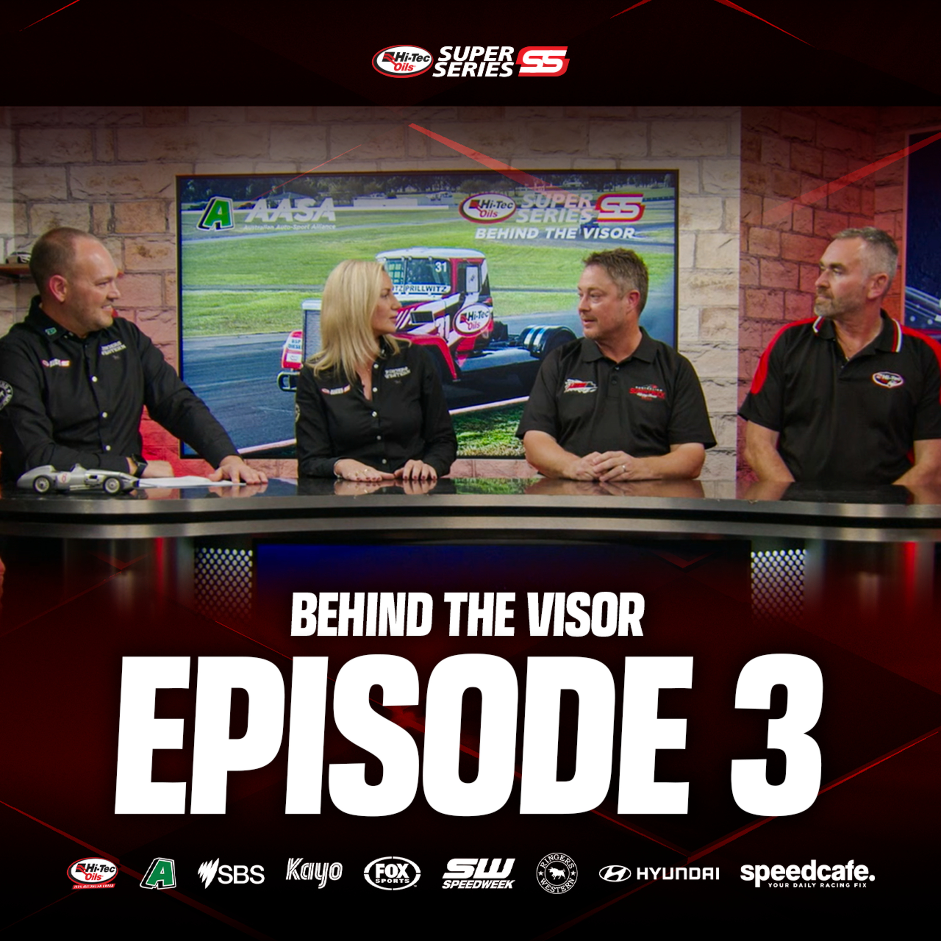 Behind the Visor | Episode 3 – TA2, Speedway & Super Trucks episode artwork