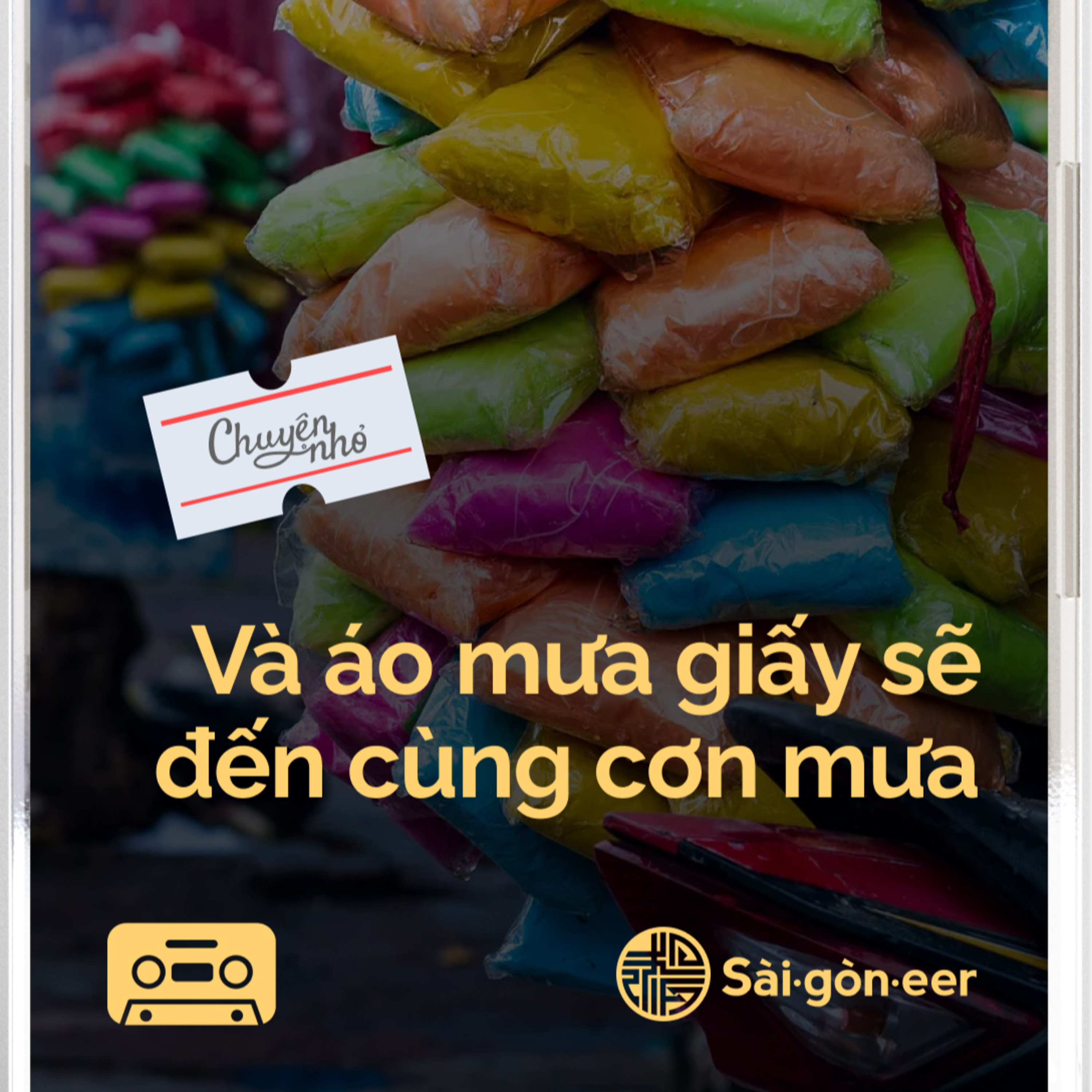Chuyện Nhỏ | Và áo mưa giấy sẽ đến cùng cơn mưa episode artwork