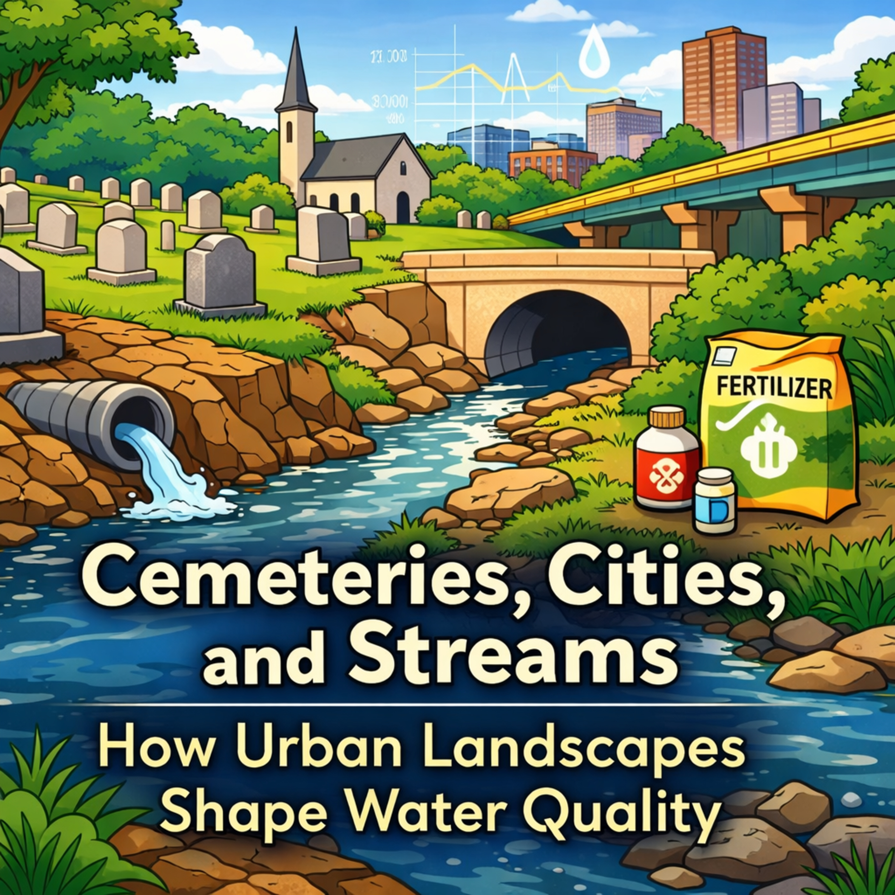 Cemeteries, Cities, and Streams: How Urban Landscapes Shape Water Quality episode artwork