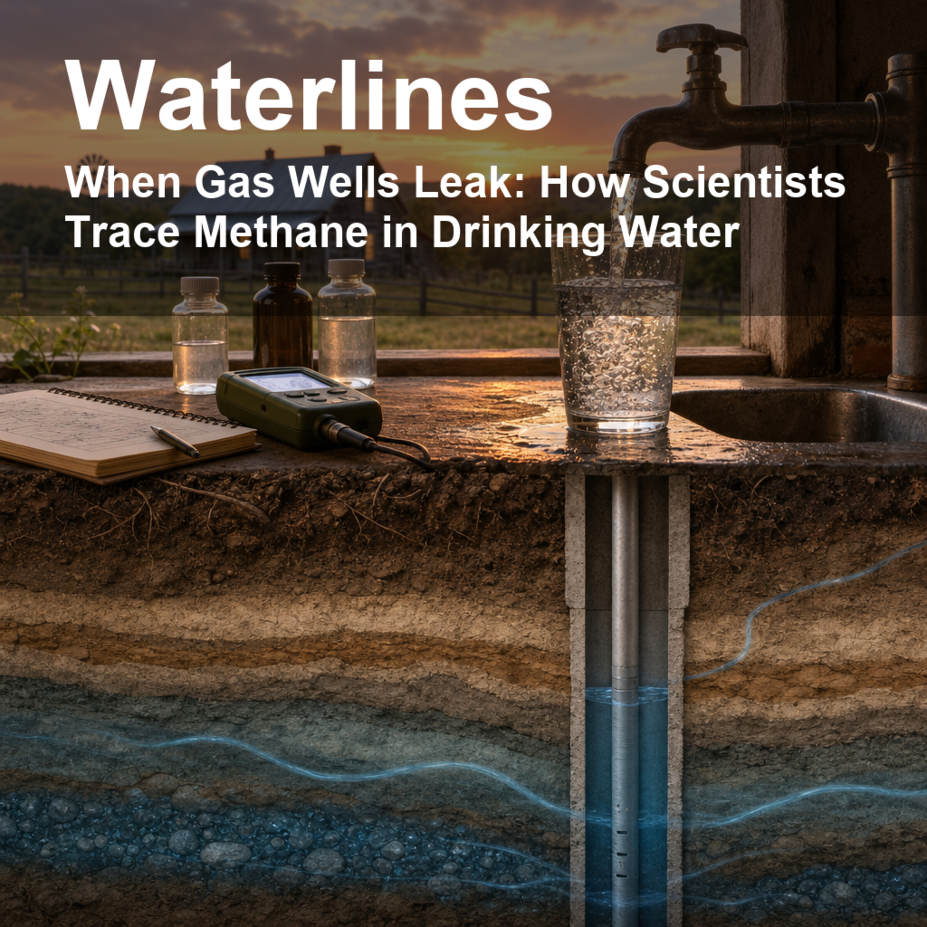 When Gas Wells Leak: How Scientists Trace Methane in Drinking Water episode artwork