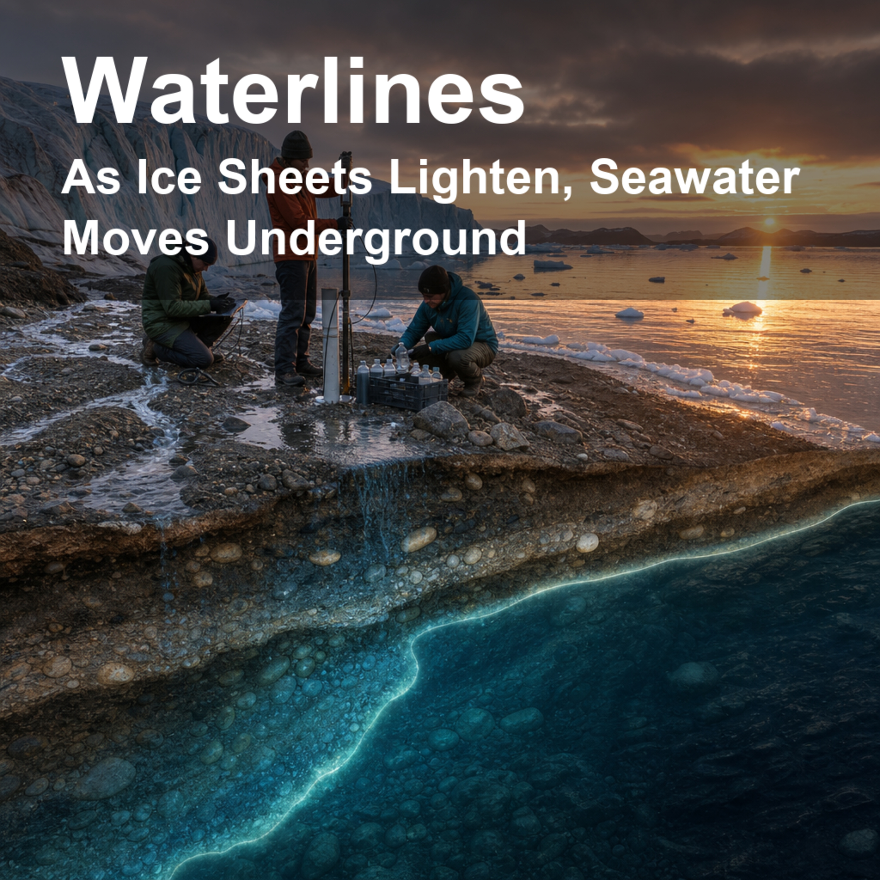 As Ice Sheets Lighten, Seawater Moves Underground episode artwork