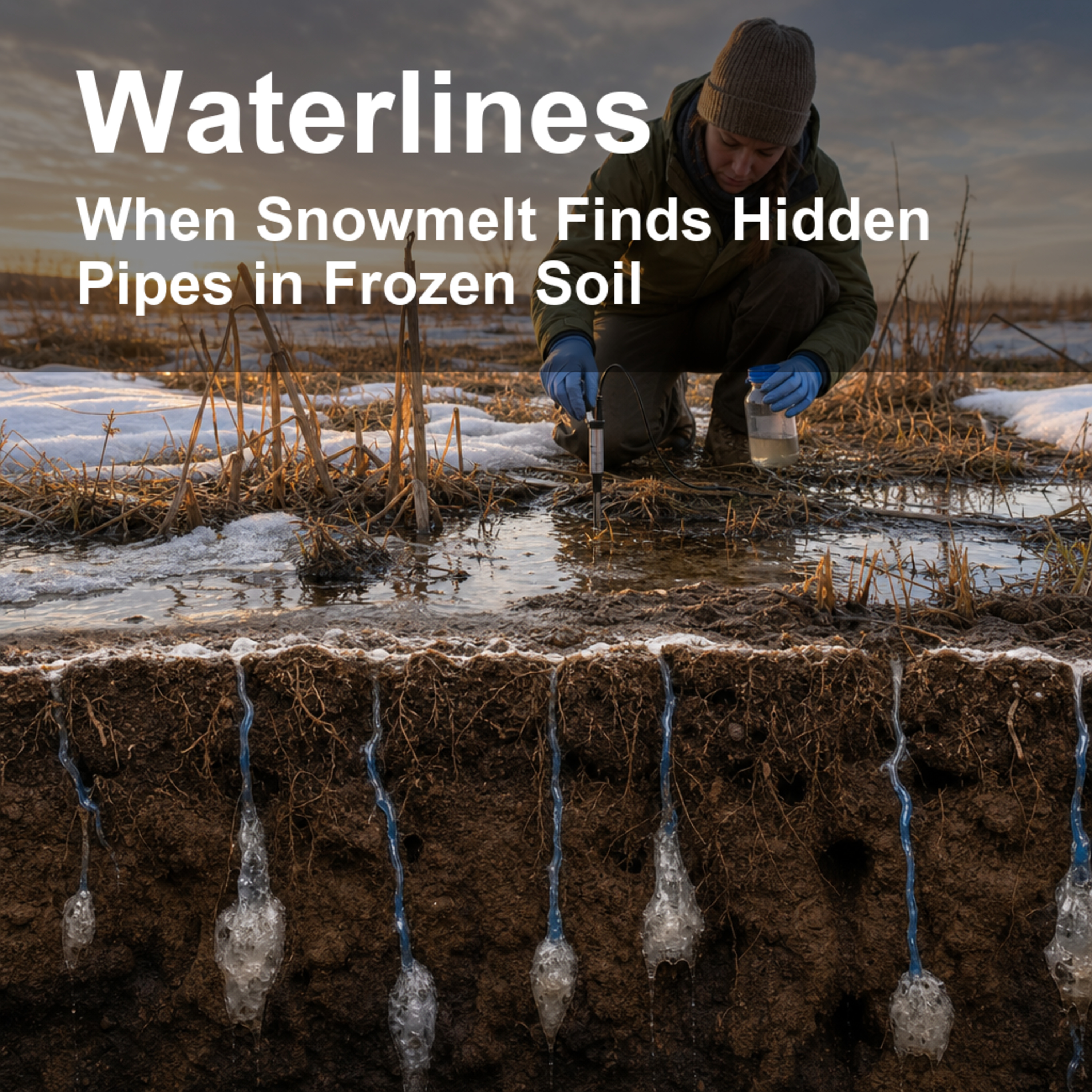 When Snowmelt Finds Hidden Pipes in Frozen Soil episode artwork