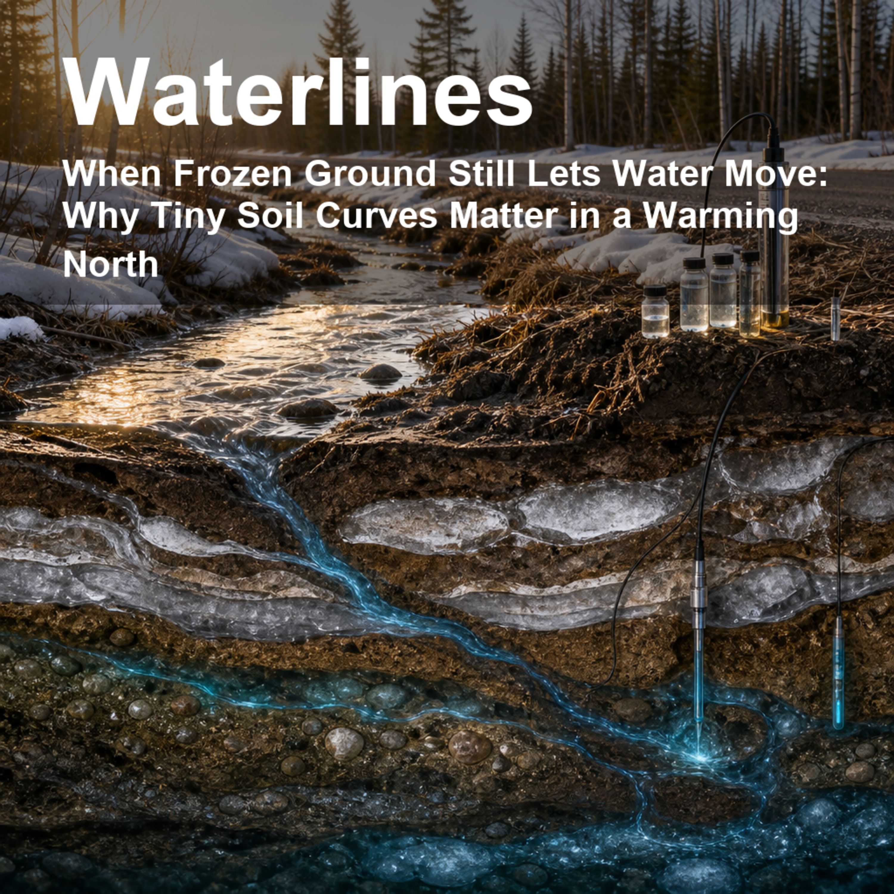 When Frozen Ground Still Lets Water Move: Why Tiny Soil Curves Matter in a Warming North episode artwork