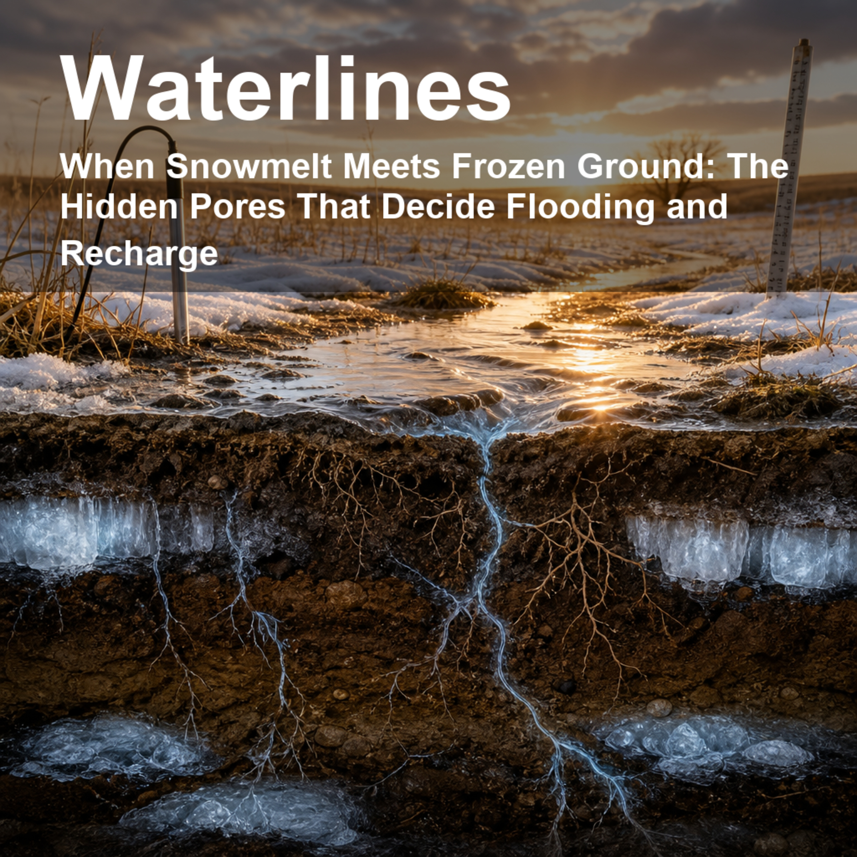 When Snowmelt Meets Frozen Ground: The Hidden Pores That Decide Flooding and Recharge episode artwork