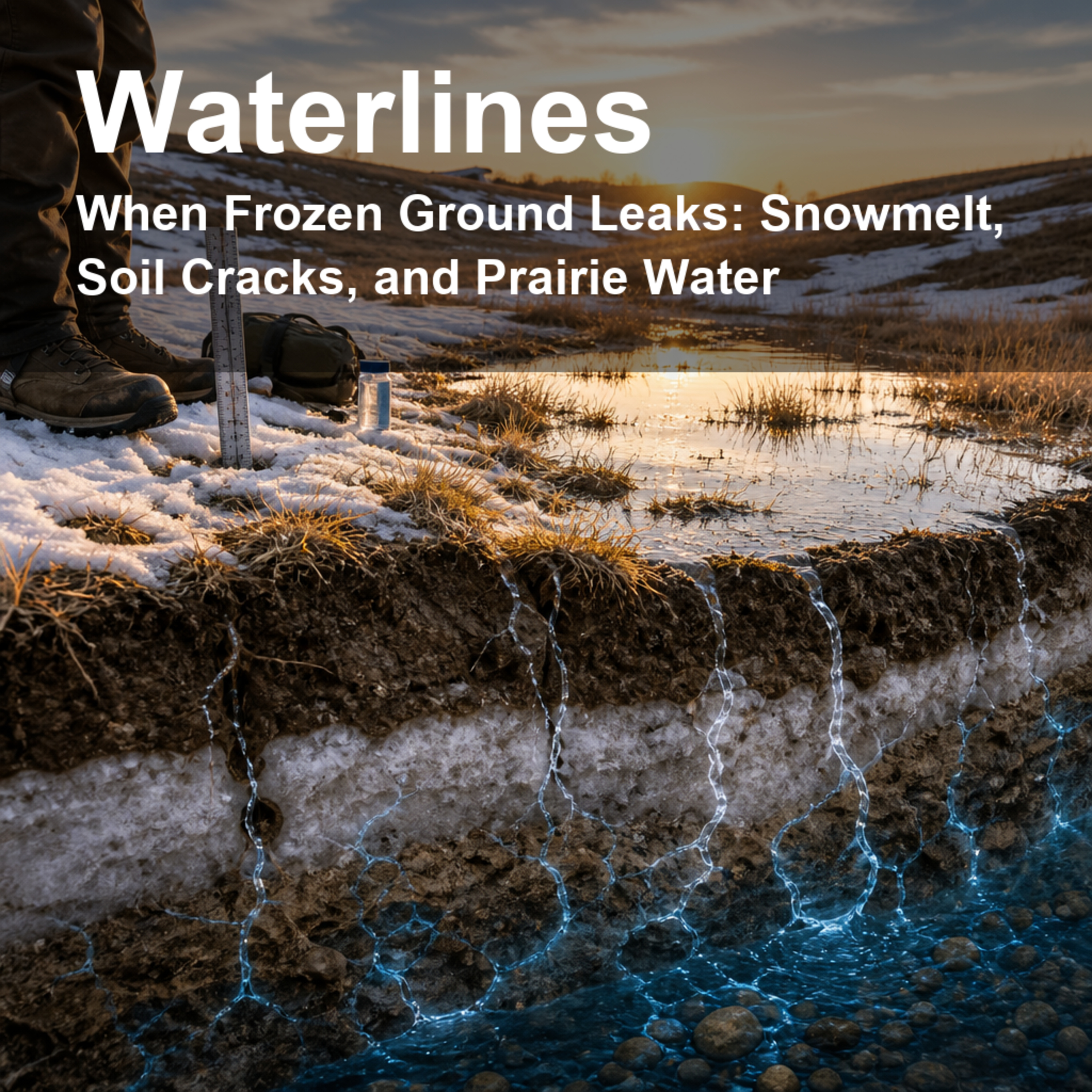 When Frozen Ground Leaks: Snowmelt, Soil Cracks, and Prairie Water episode artwork