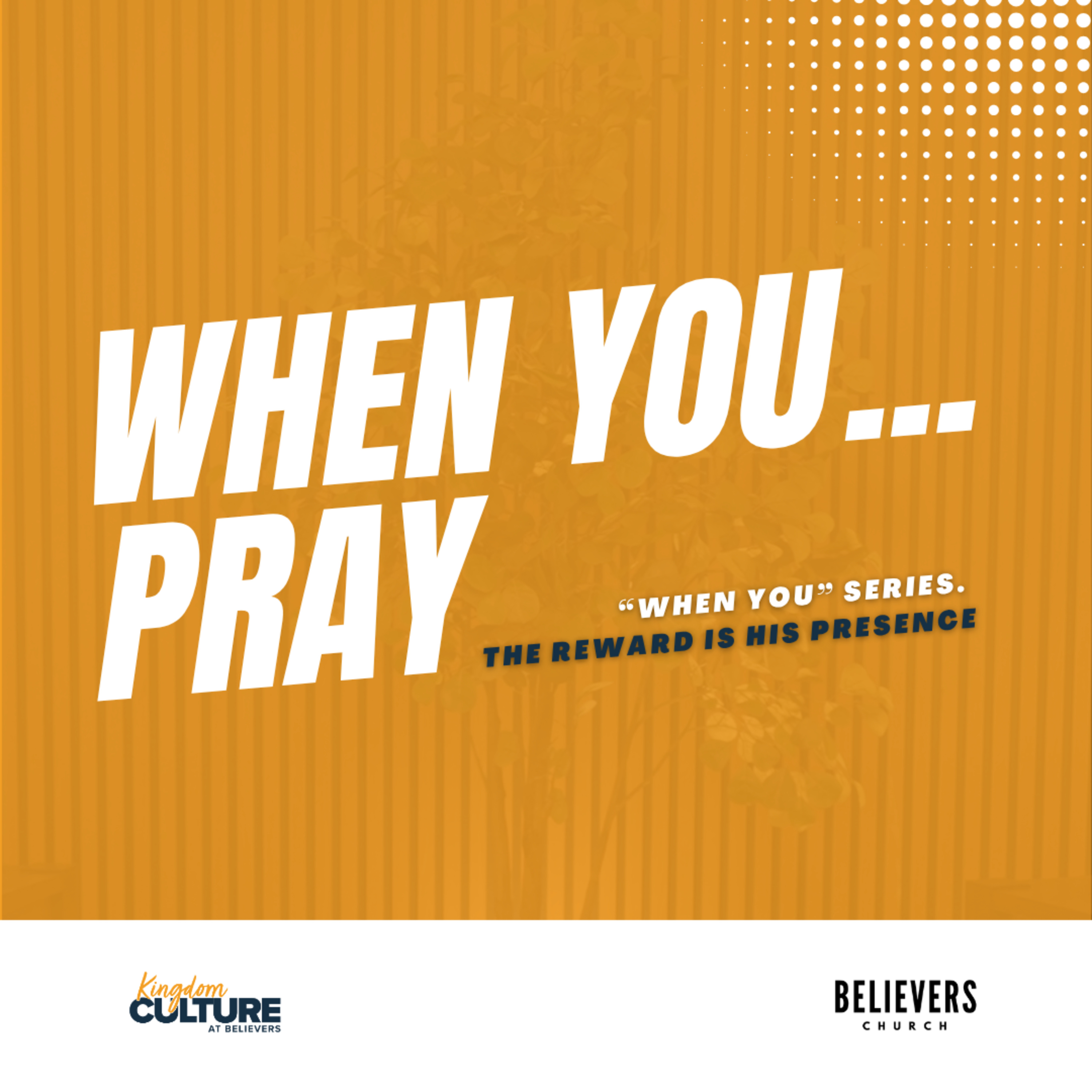 When You Pray: The Reward Is His Presence episode artwork