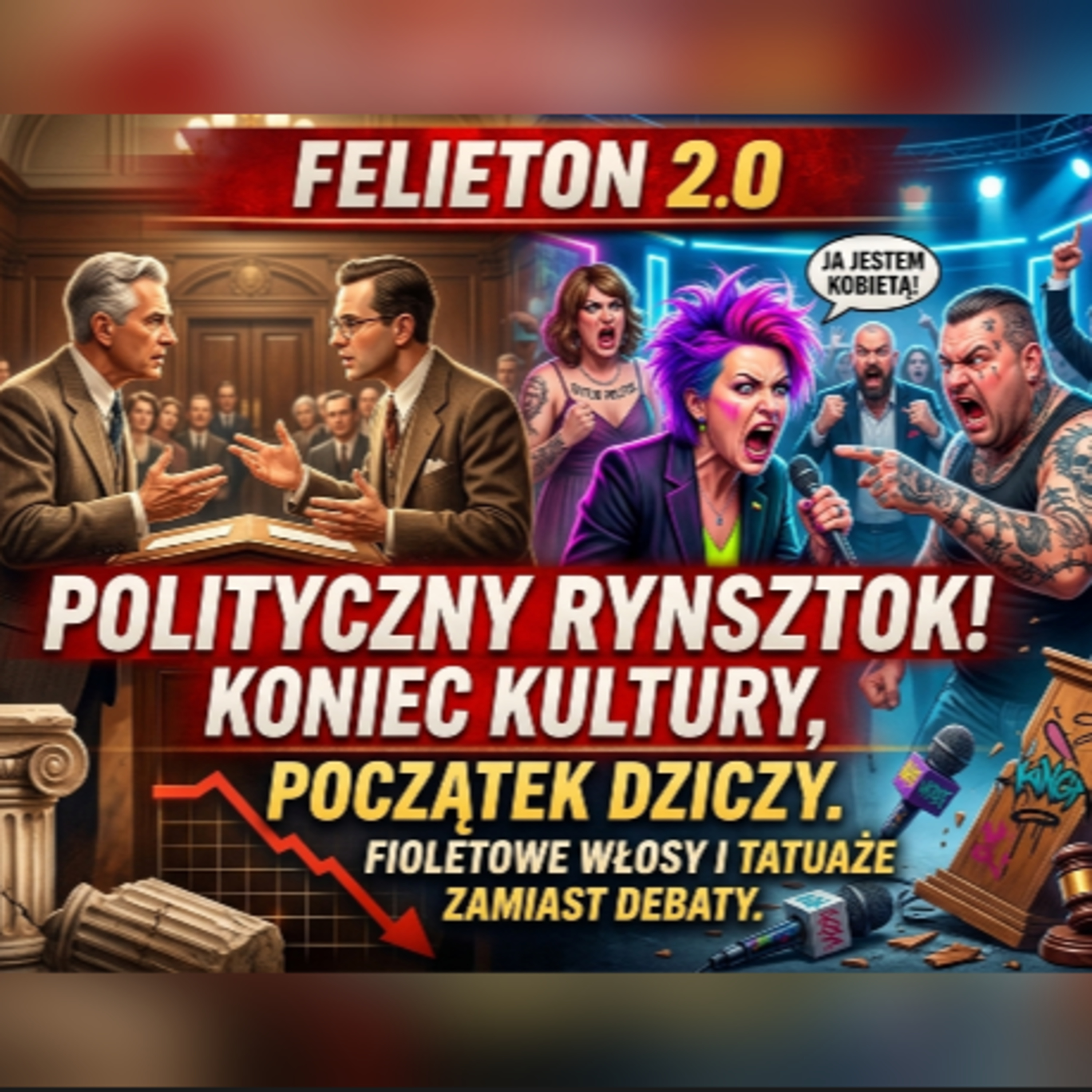 Felieton 2.0 - Rynsztok w garniturach: czy to koniec cywilizowanej polityki? episode artwork