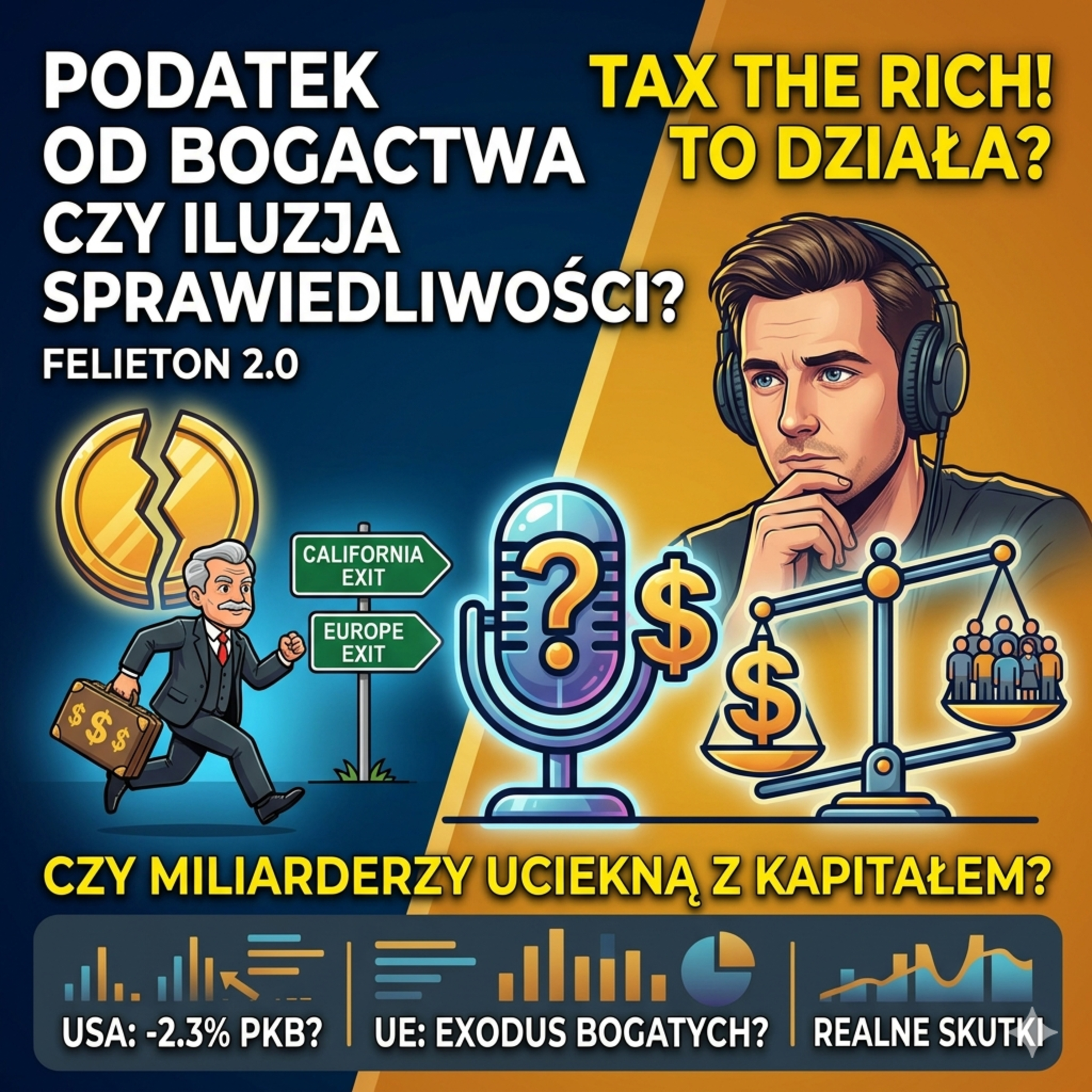 Felieton 2.0 - Tax the rich! — hasło, które brzmi dobrze… ale czy naprawdę działa? episode artwork