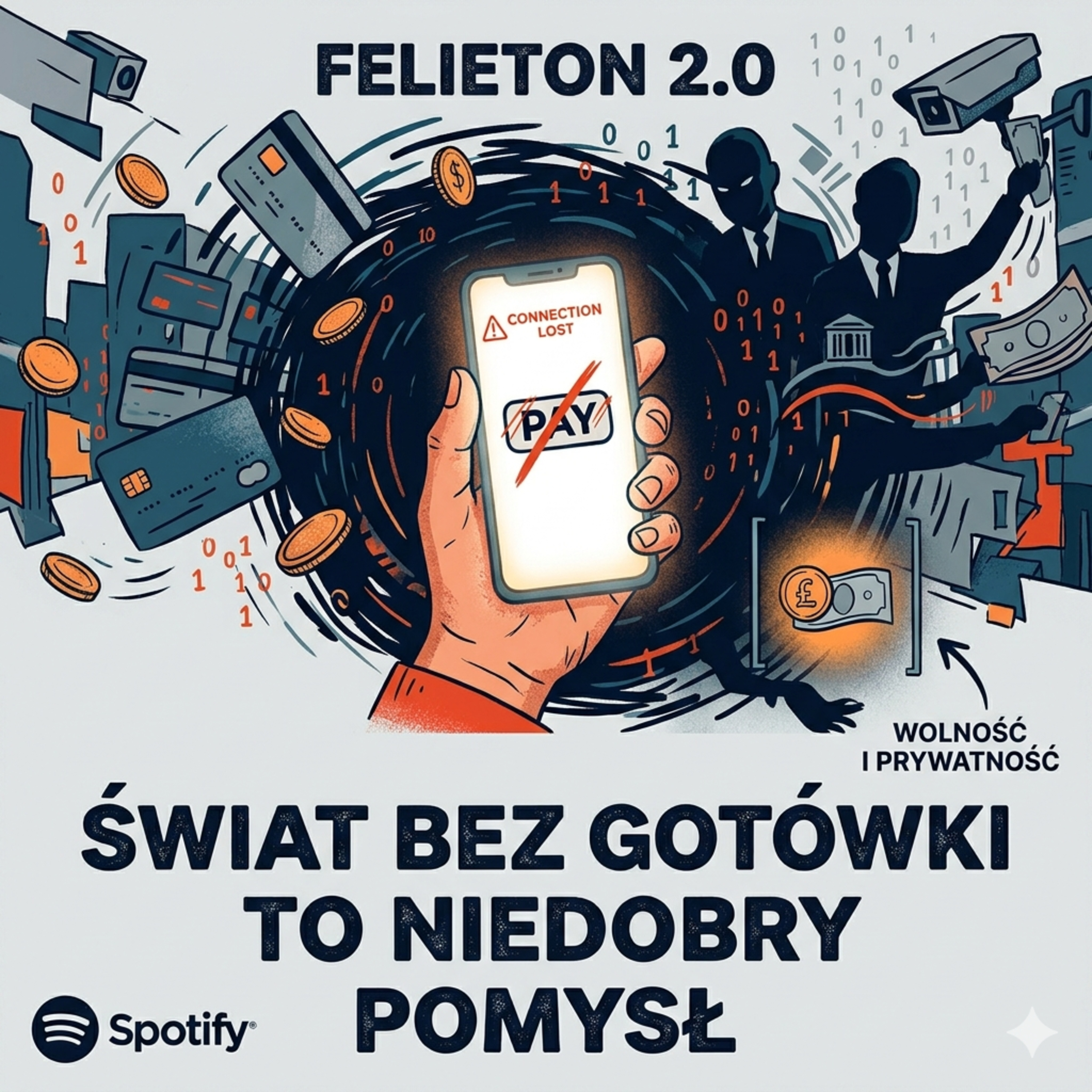 Felieton 2.0 - Koniec Wolności w Portfelu? Dlaczego Świat Bez Gotówki to Pułapka episode artwork