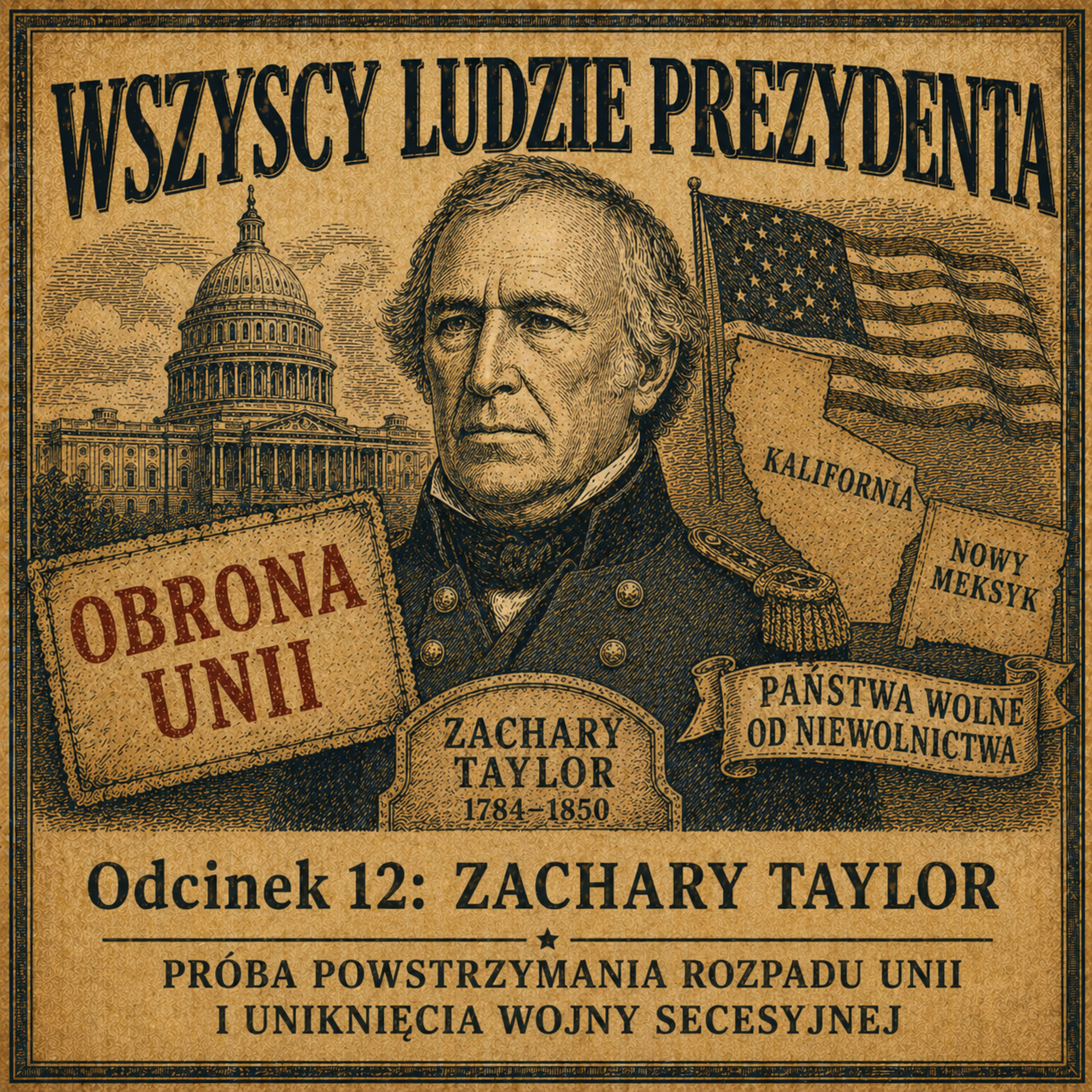 Wszyscy Ludzie Prezydenta - 12. Zachary Taylor episode artwork