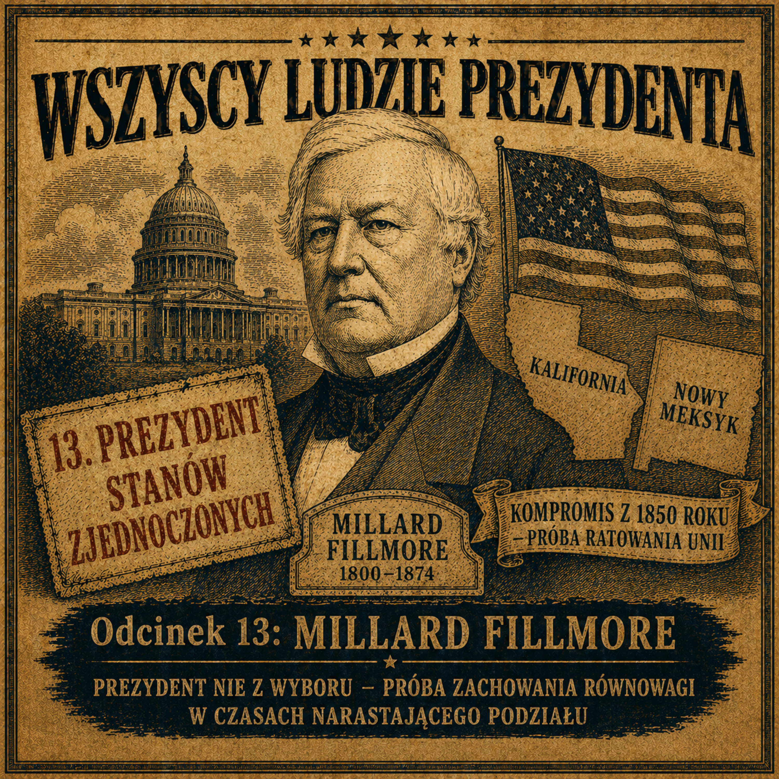 Wszyscy Ludzie Prezydenta - 13. Millard Fillmore episode artwork