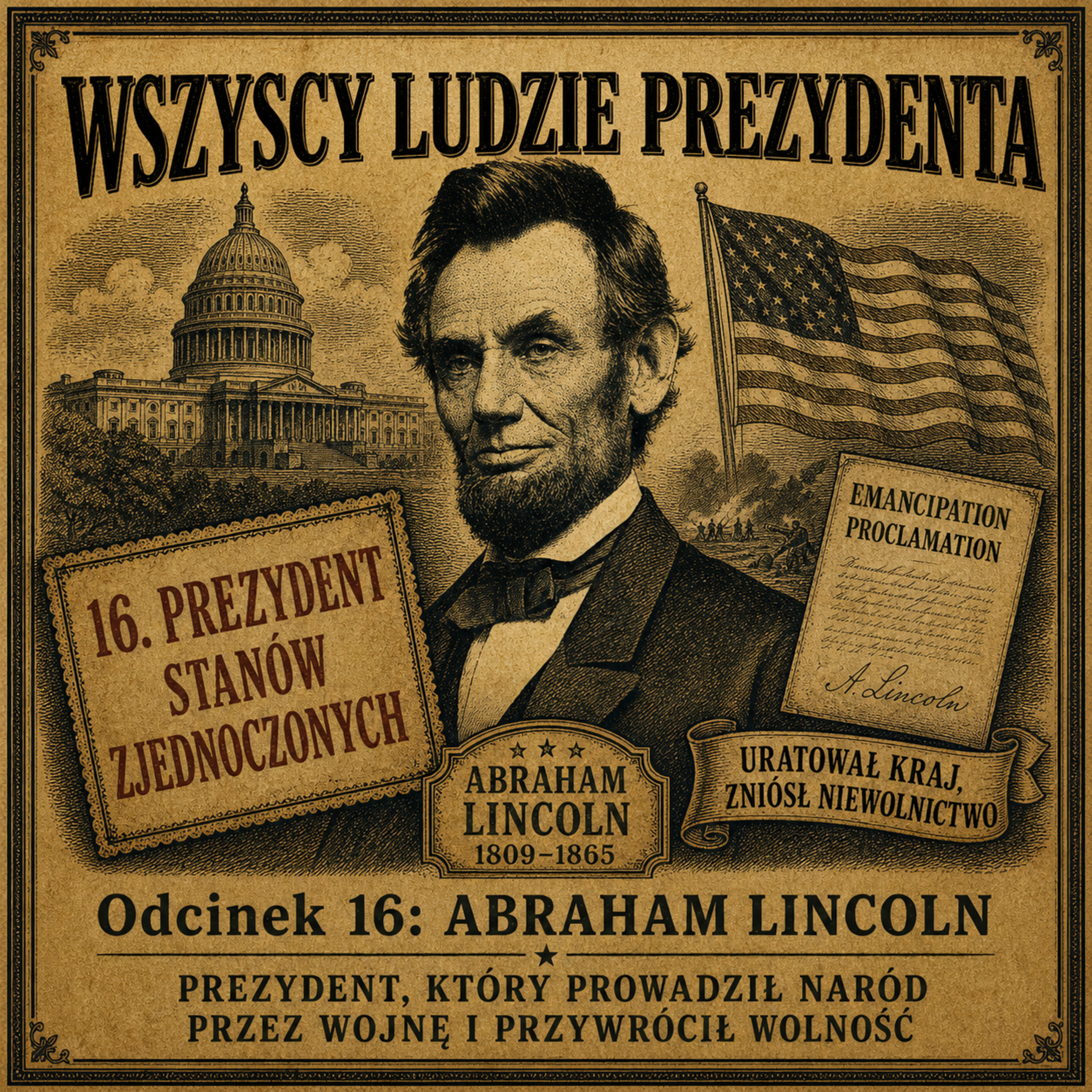 Wszyscy Ludzie Prezydenta - 16. Abraham Lincoln episode artwork