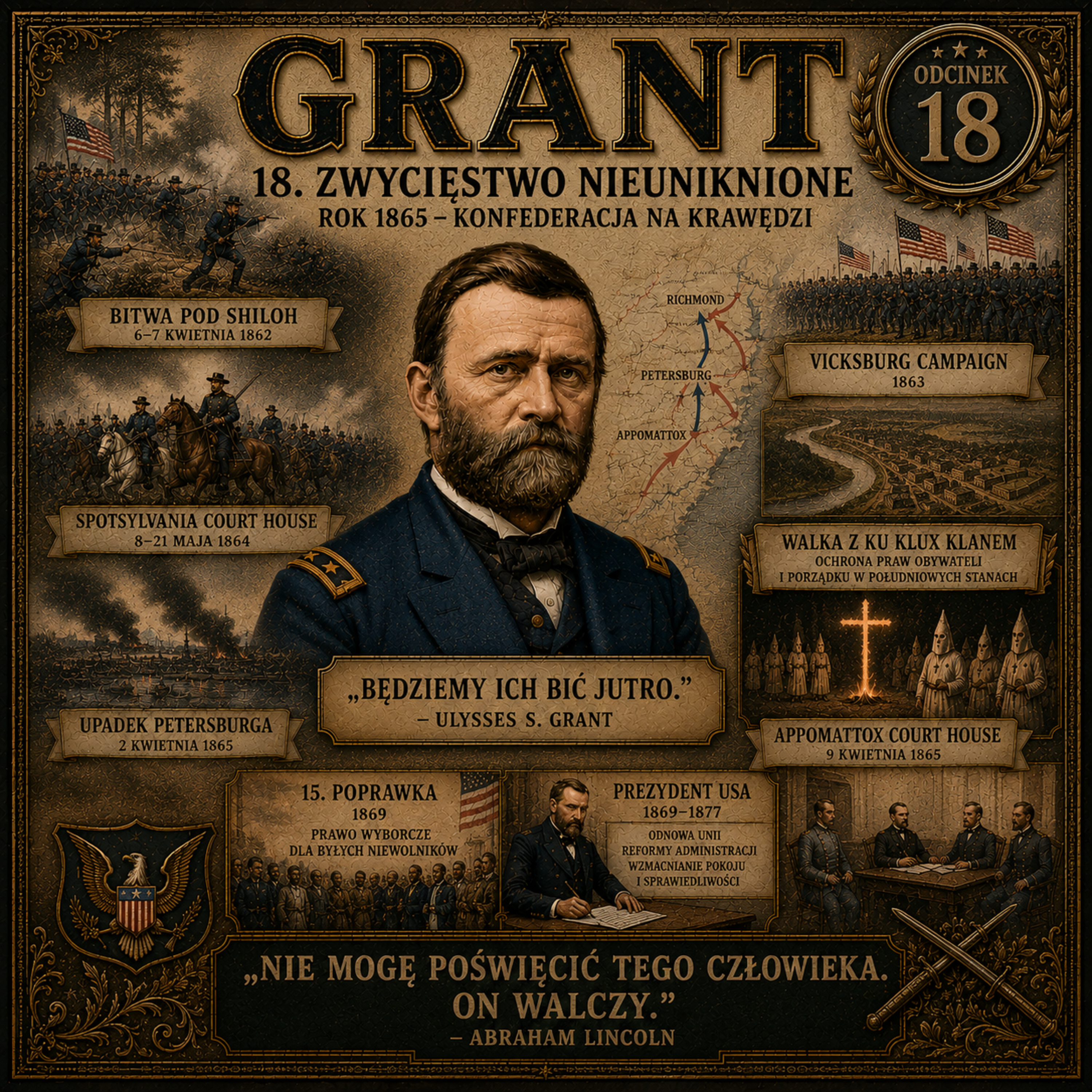 Wszyscy Ludzie Prezydenta - 18. Ulysses S. Grant episode artwork